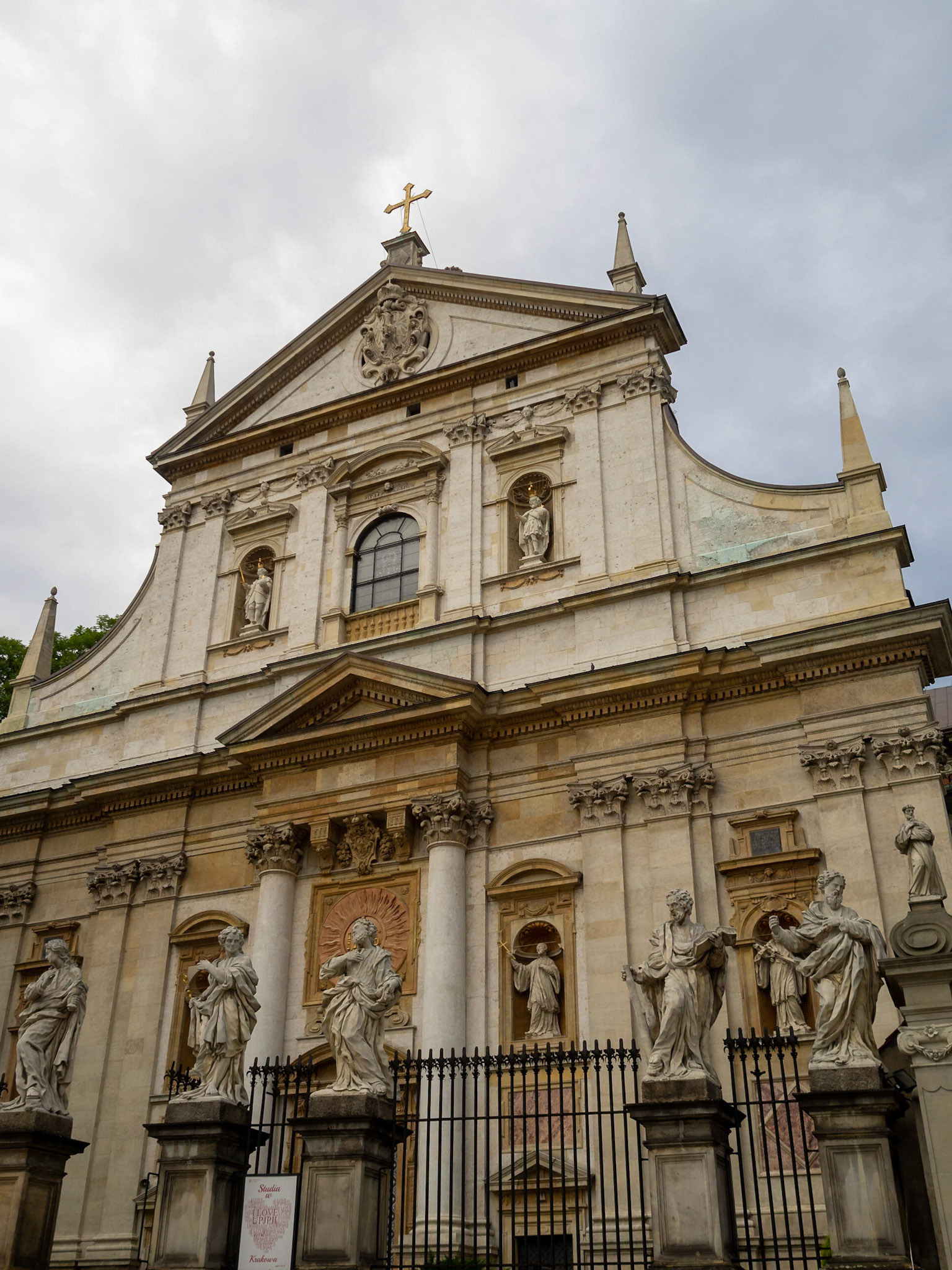Saint's Peter and Paul Church facade, Krakow