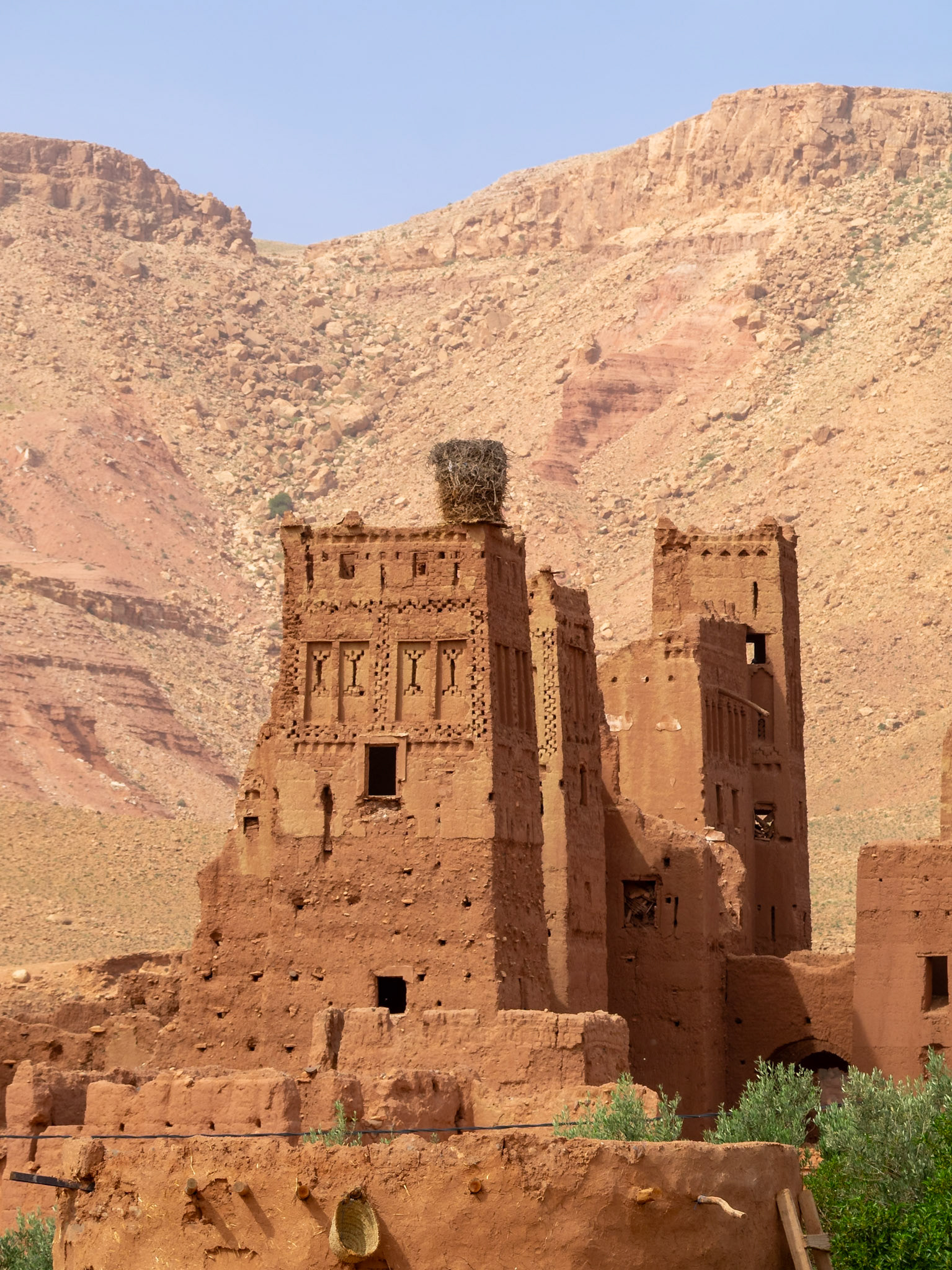 The ruins of the Kasbah of Glaoui of Tamdakhte, Morocco