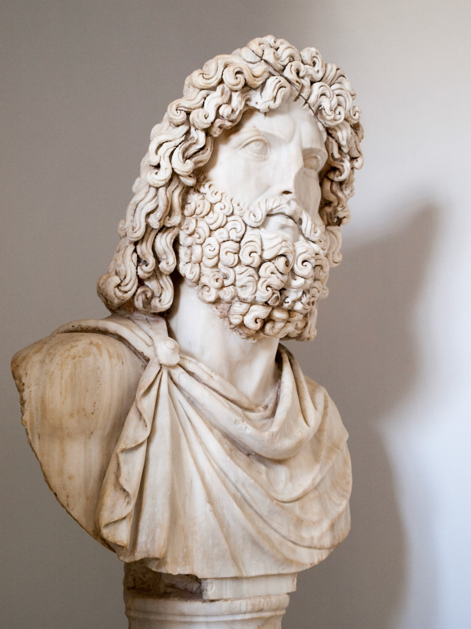 Zeus statue in Sabratha Museum