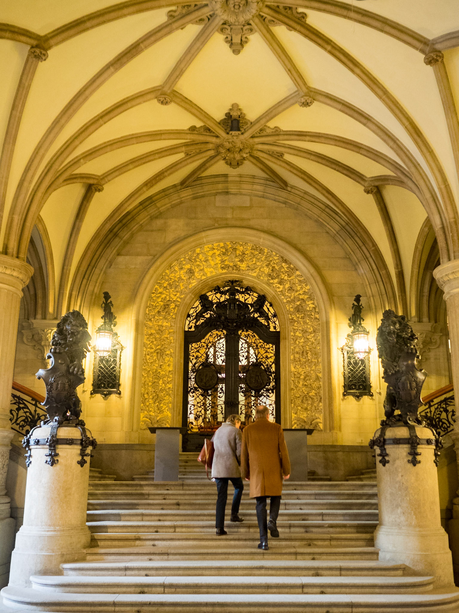 Interior of Hamburg Rathaus
