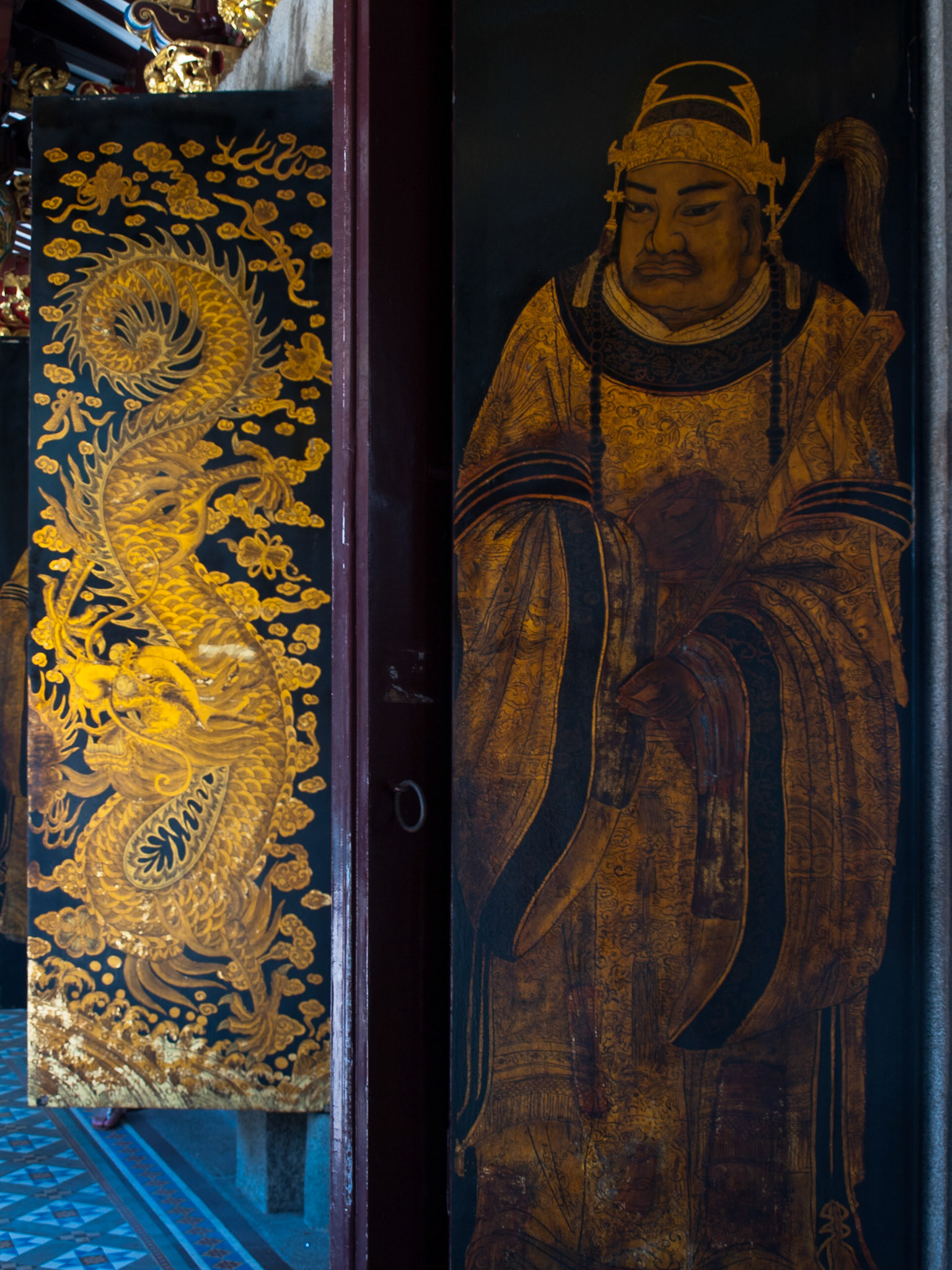 Thian Hock Keng Temple door