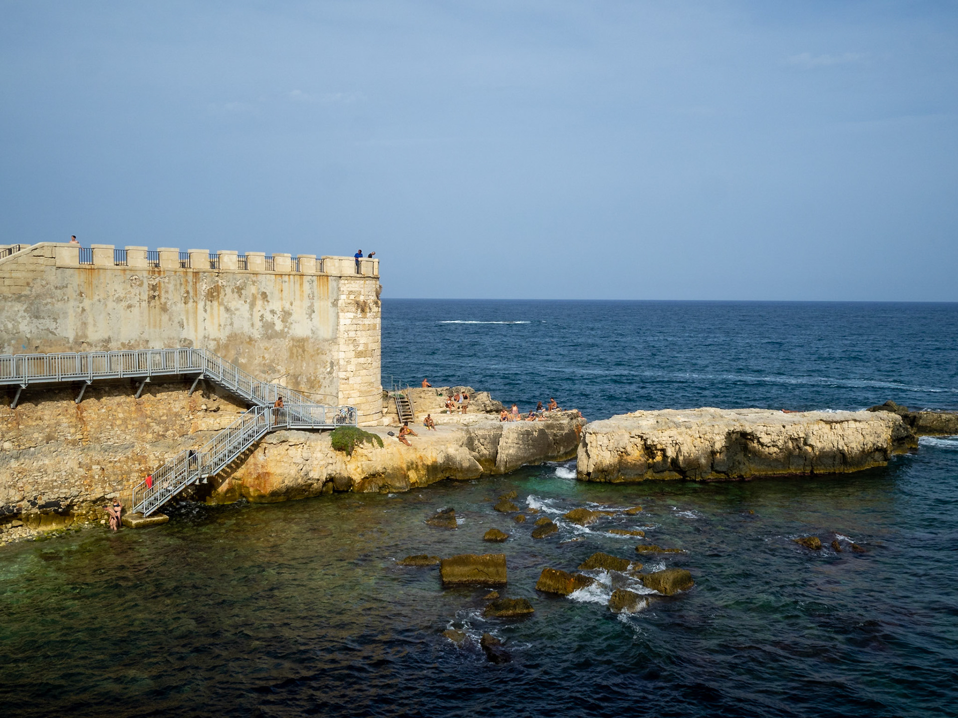 Sunbathing by Forte Vigliena