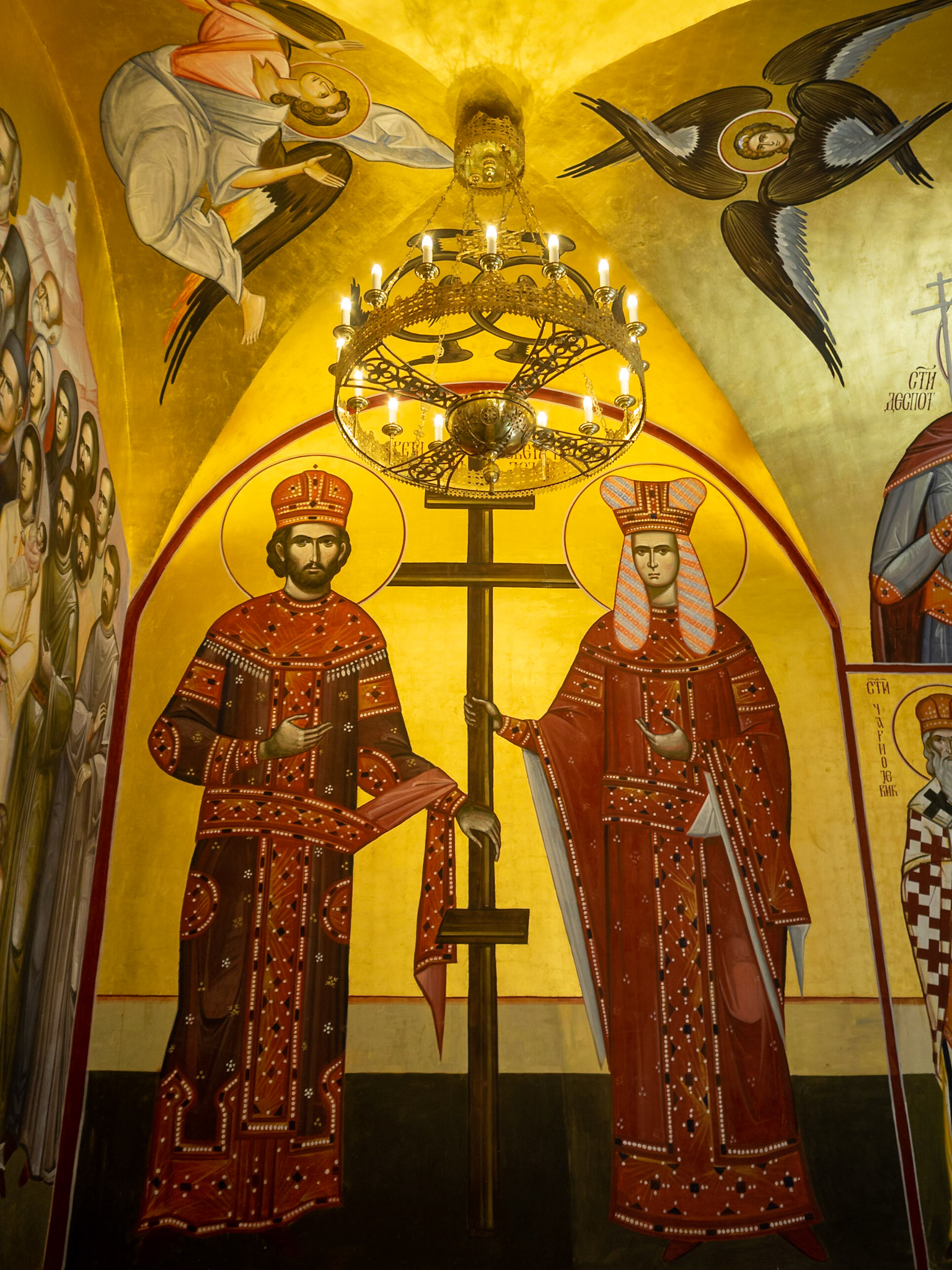 Kings fresco on the Cathedral of the Resurrection of Christ, Podgorica