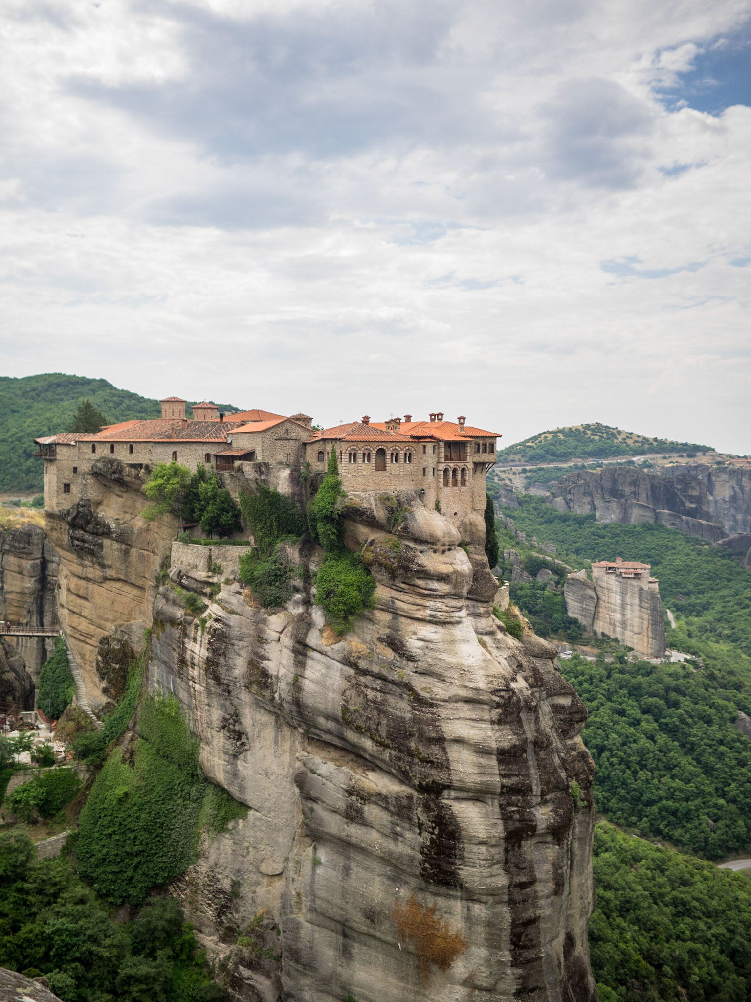 Holy Monastery of Varlaam atop the Meteora rocks