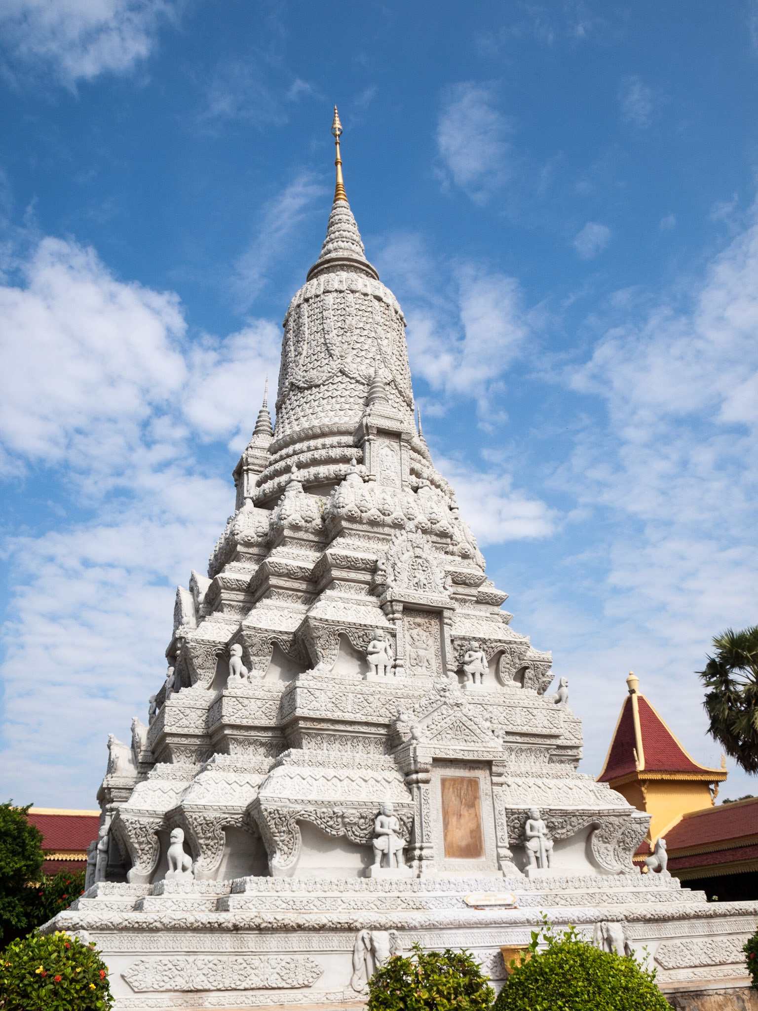 Royal stupas in Phnom Penh Royal Palace