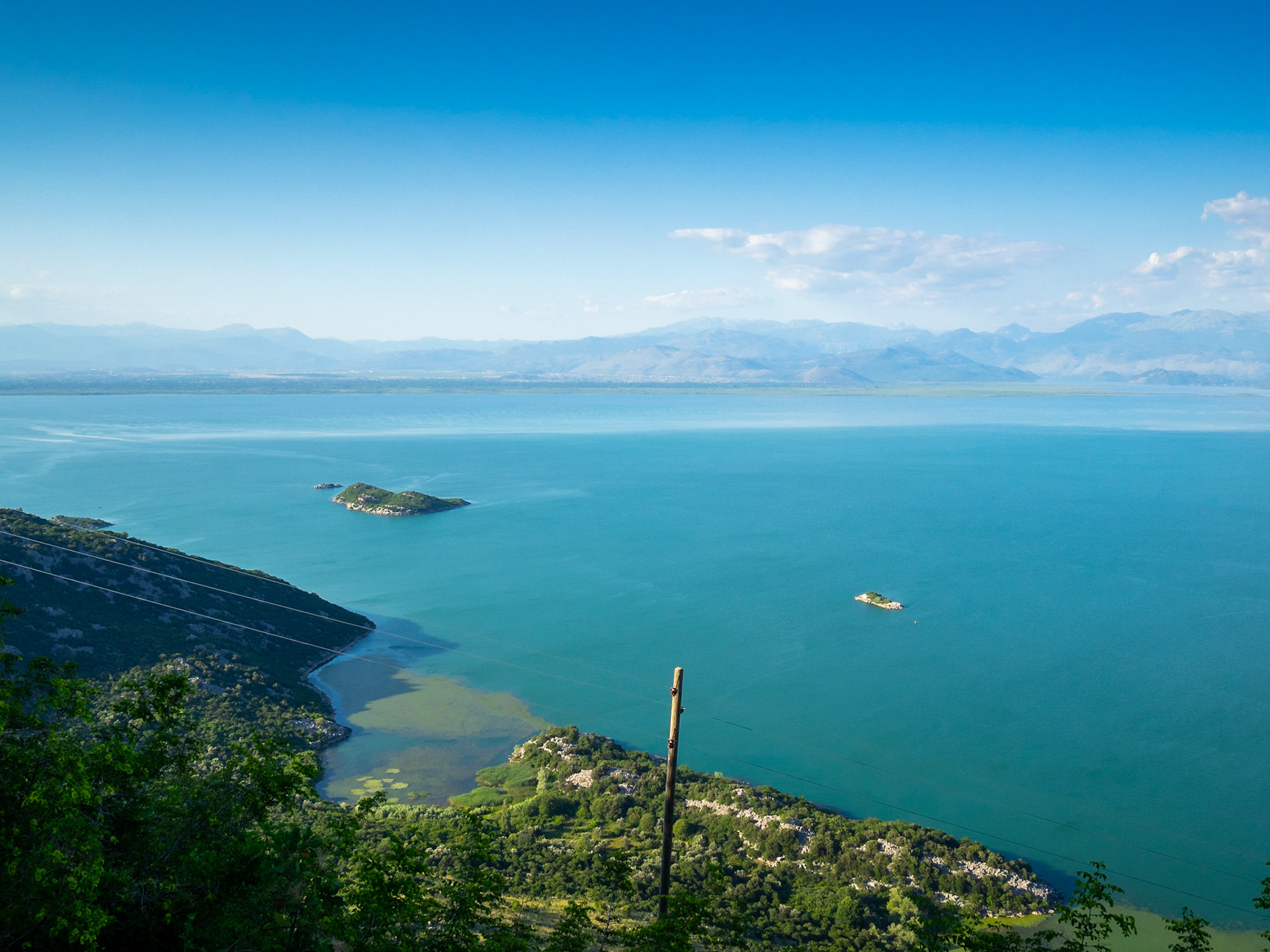 Lake Skadar turquoise waters, Montenegro