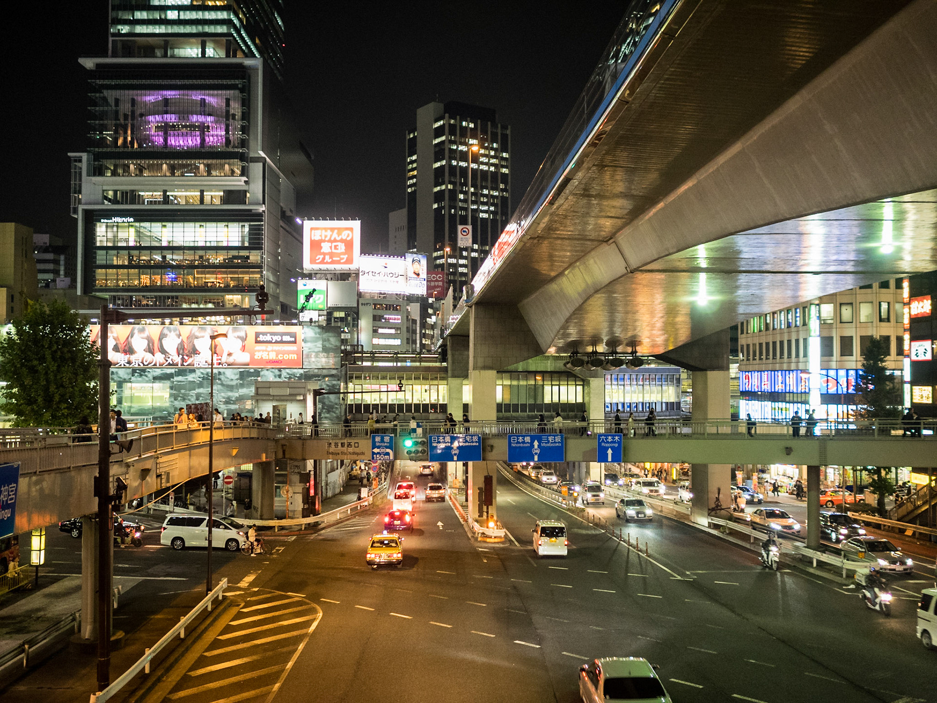 Shibuya elavated road
