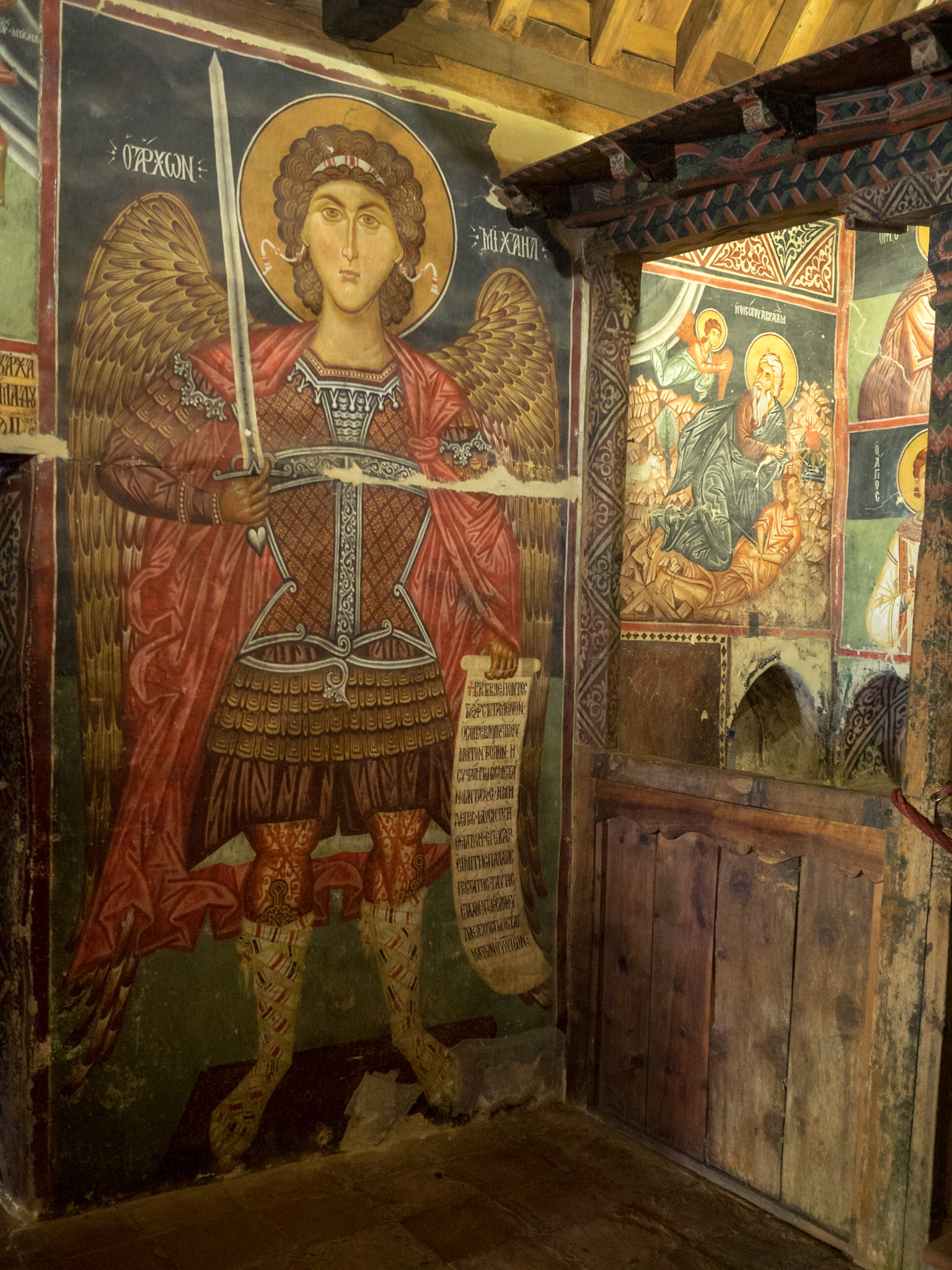 Panagia Archangelos Michael Church interior frescos