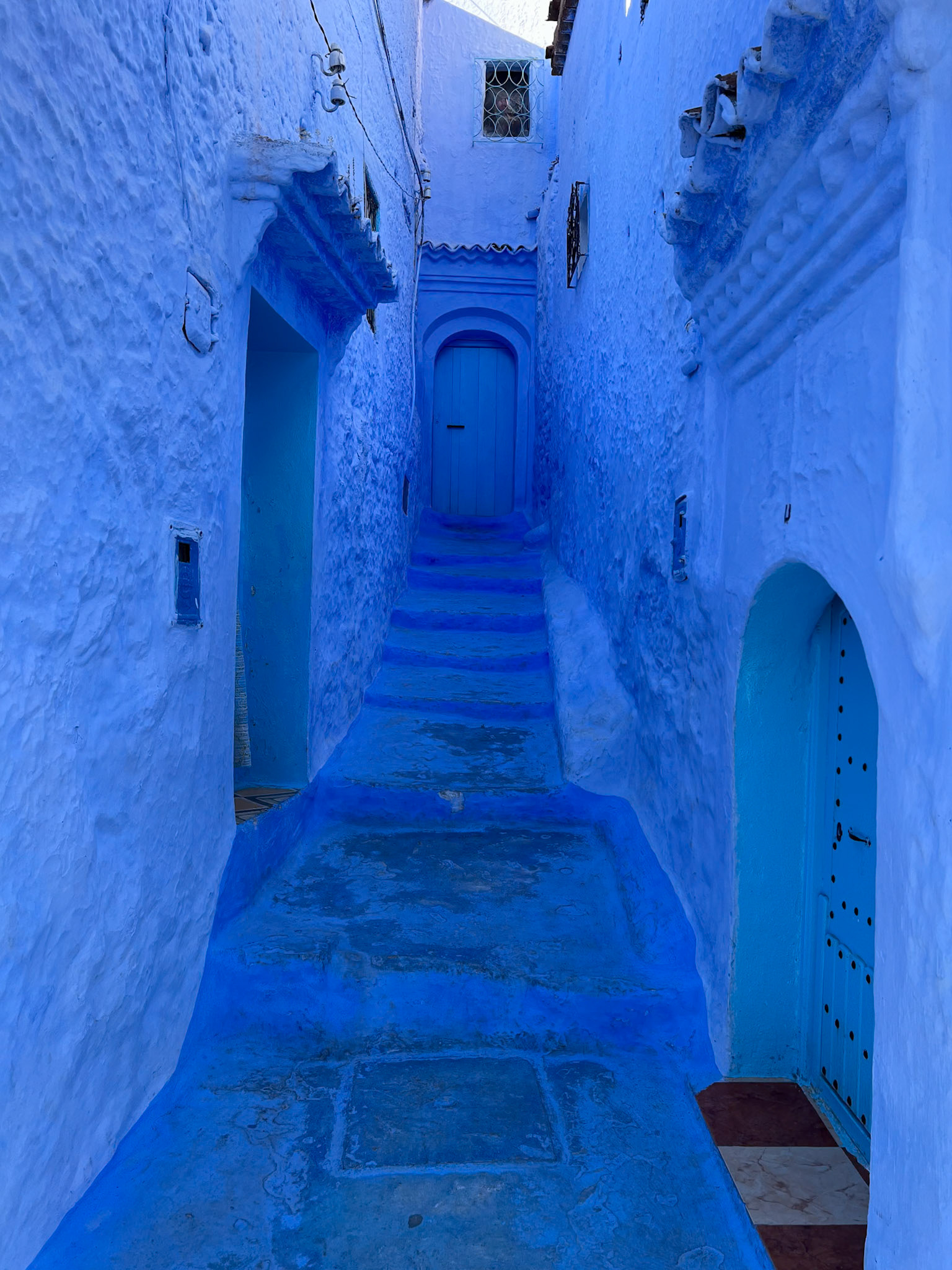 Indigo alley, Chefchaouen, Morocco