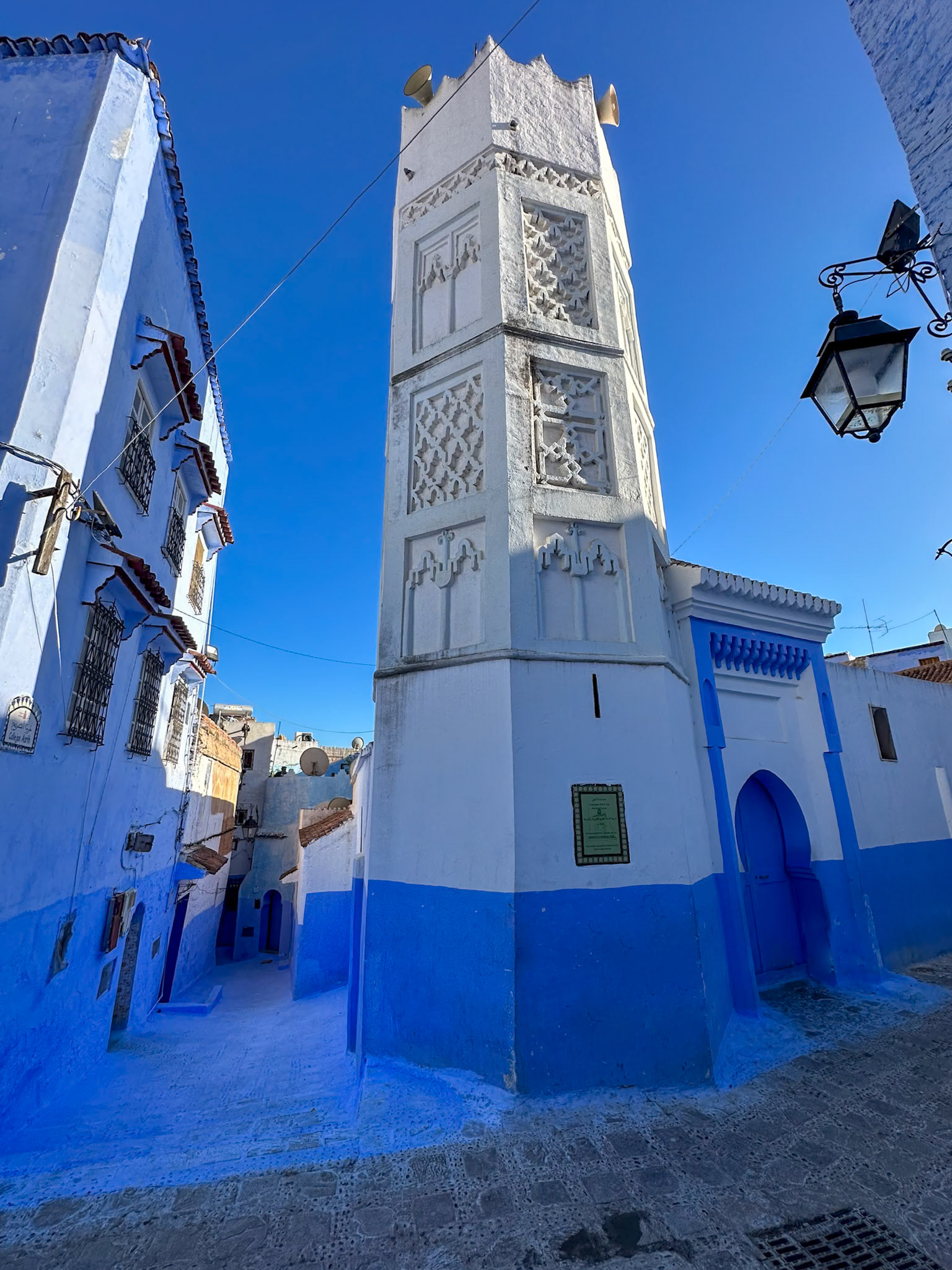The White Mosque of the Souk of Chefchaouen, Morocco