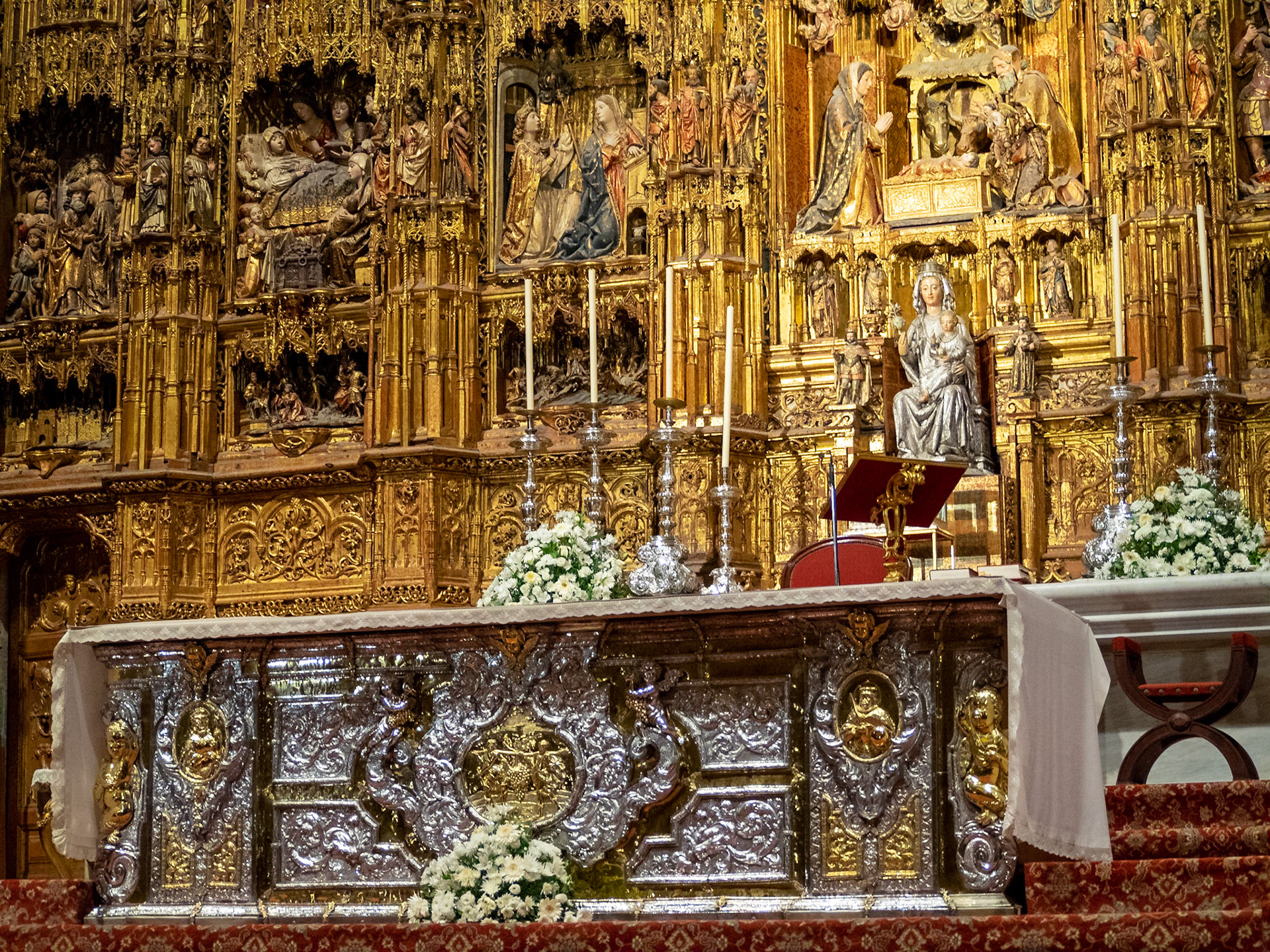 Altar of the Seville Cathedral Main Chapel