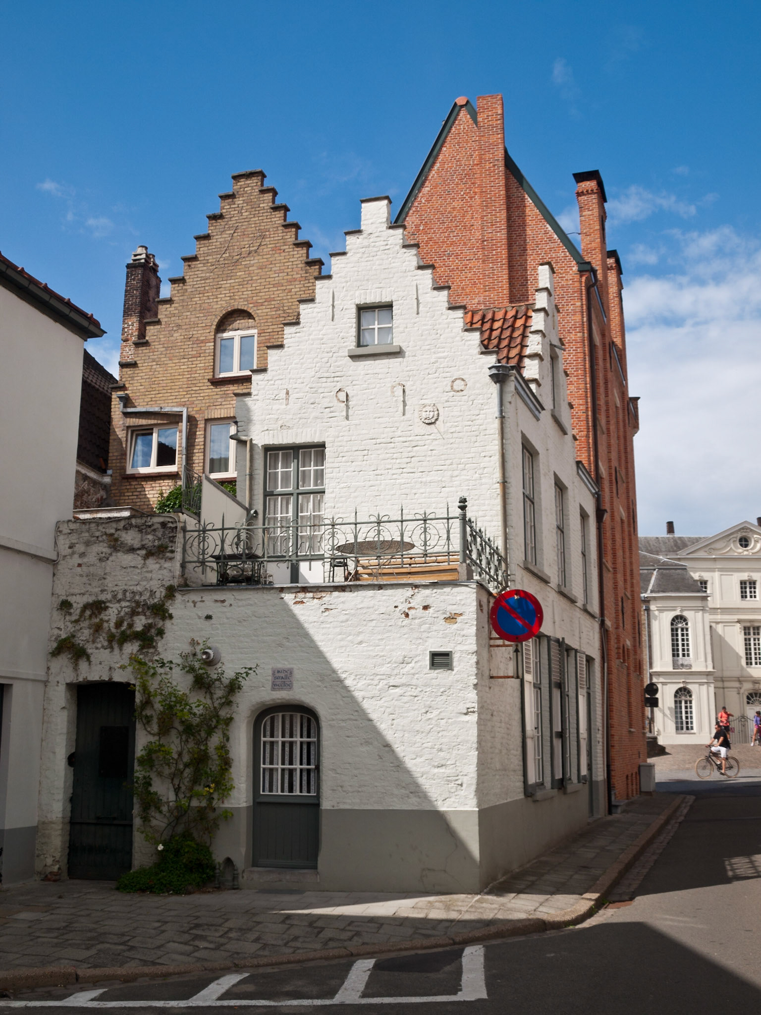Traditional guild house in Bruges
