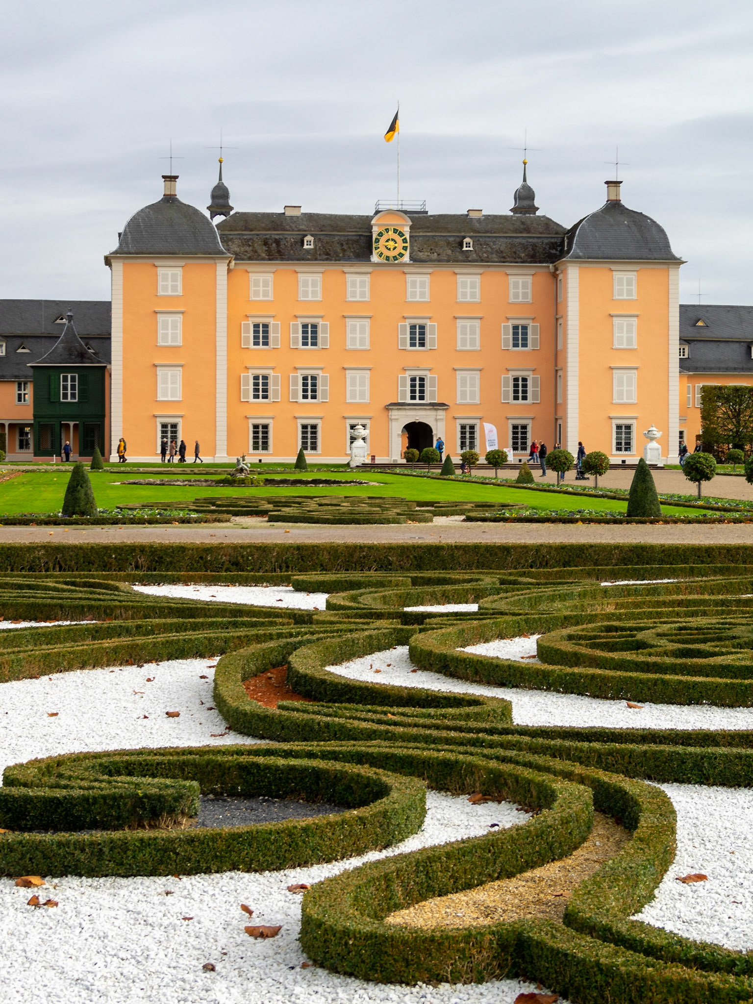Schwetzingen Palace seen from the garden grounds