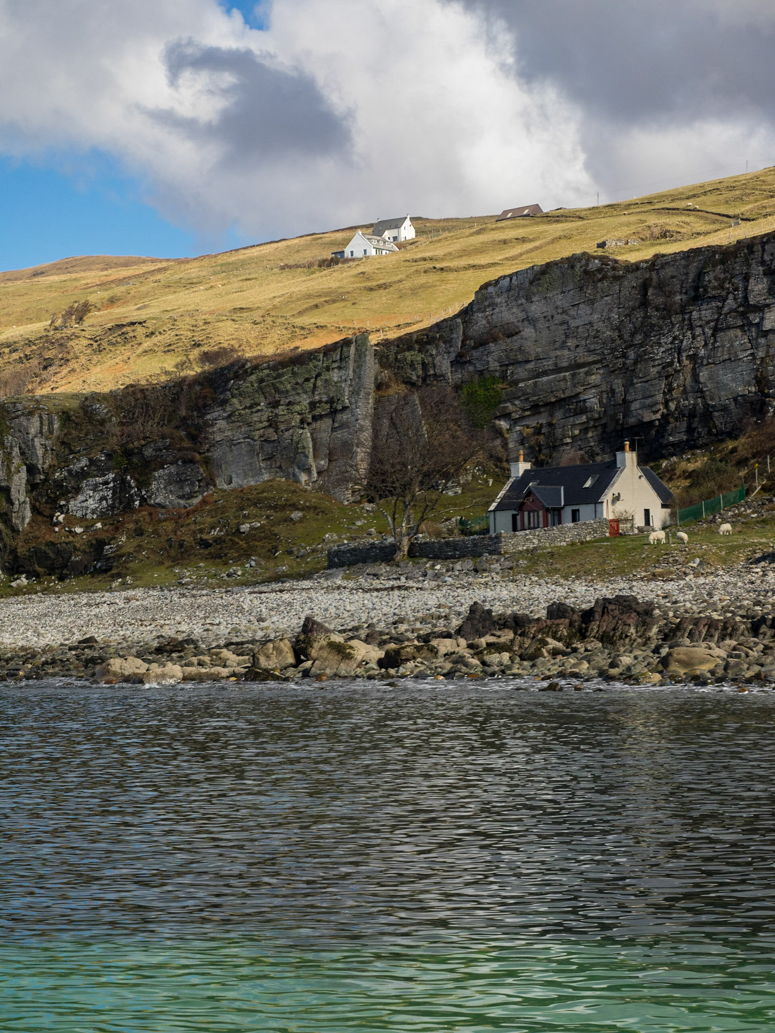 Small house by the sea at Elgol