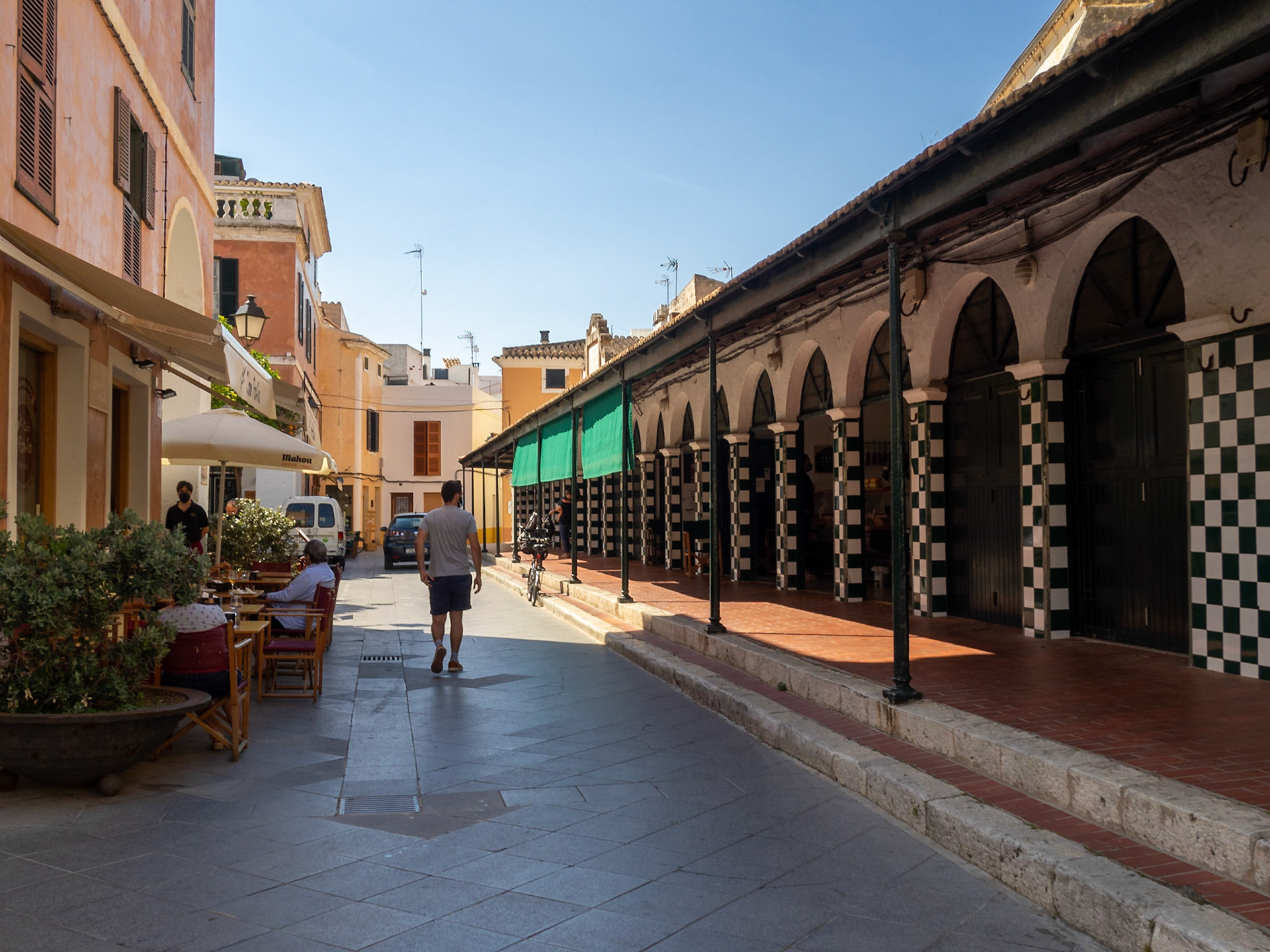 Ciutadella de Menorca market street