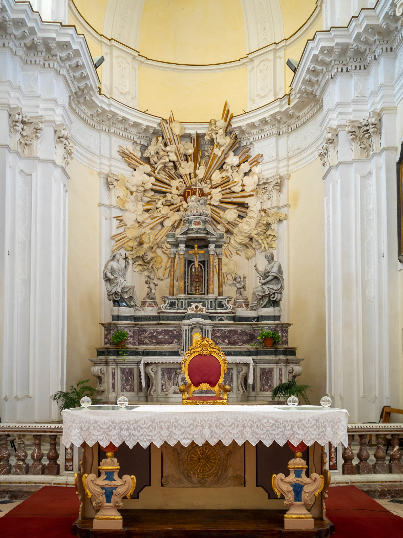 High altar of of Chiesa di San Carlo, Noto