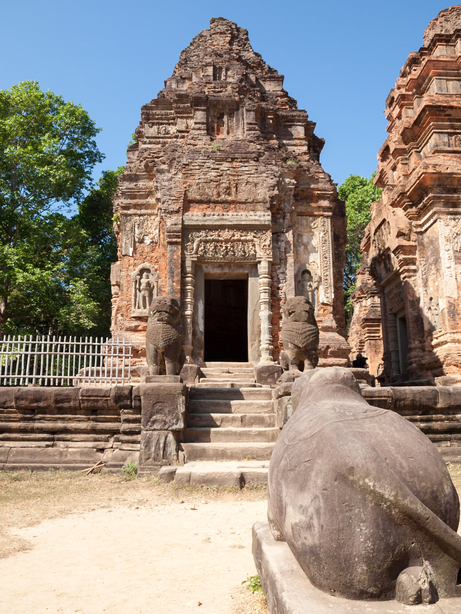Preah Ko temple, Siem Reap, Cambodia - dedicated by Indravarman I, in late 9th century, to his ancestors