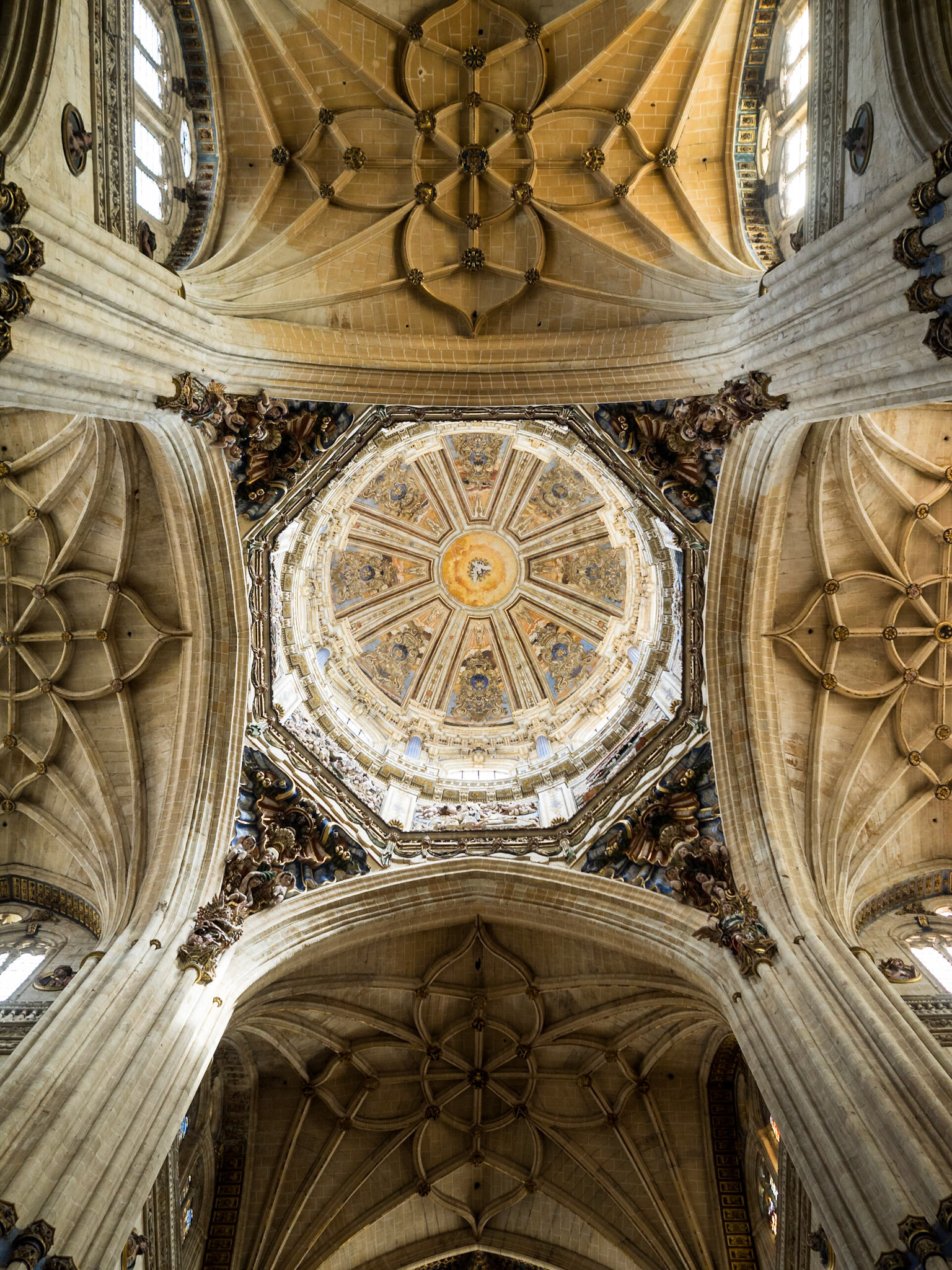 Salamanca Cathedral dome interior