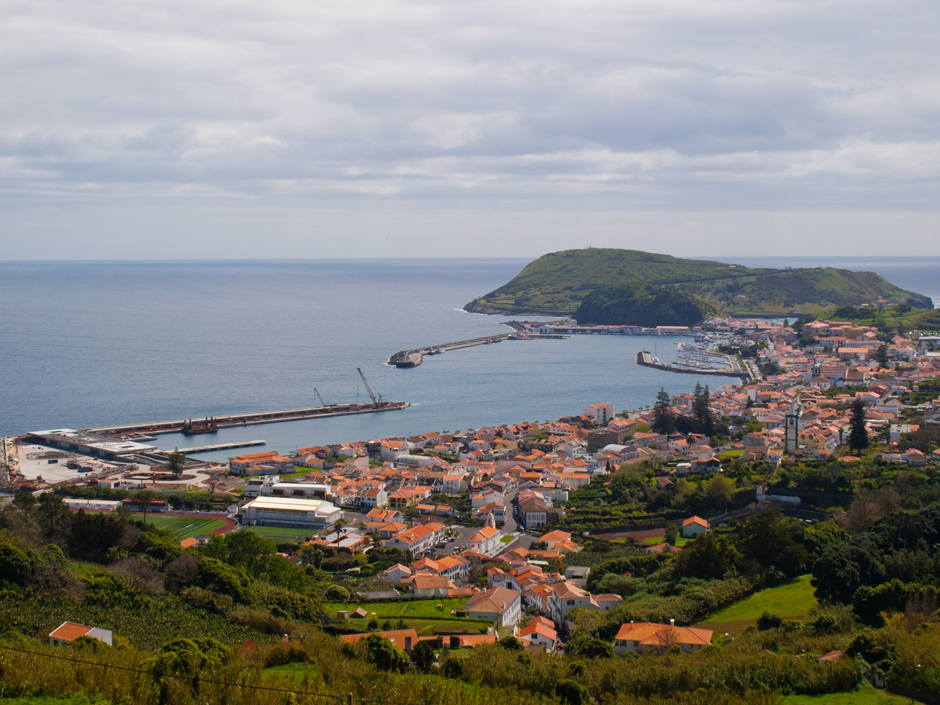 View of Horta city