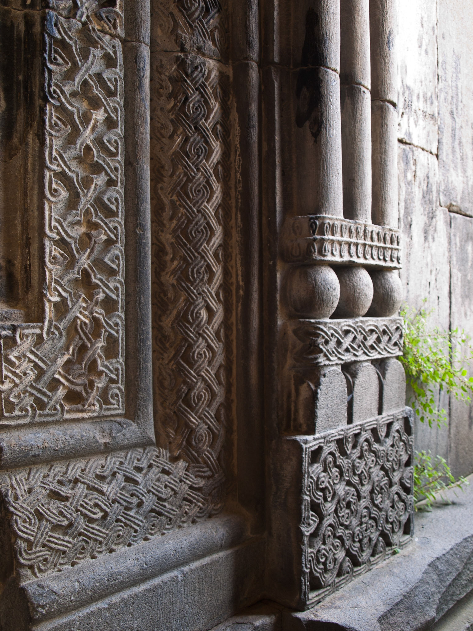 Stone carving detail from Akhtala monastery