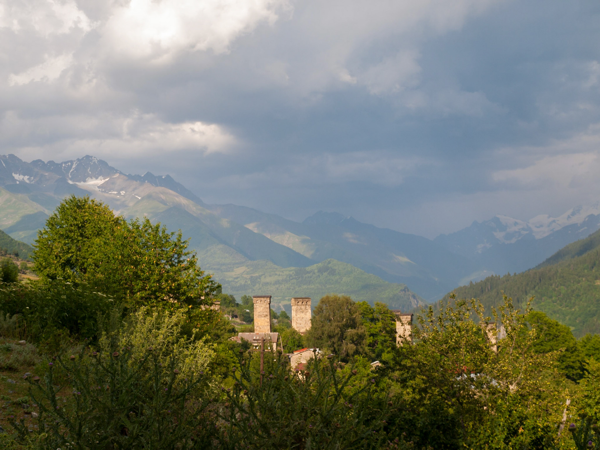 mountains of the Svaneti region, Georgia