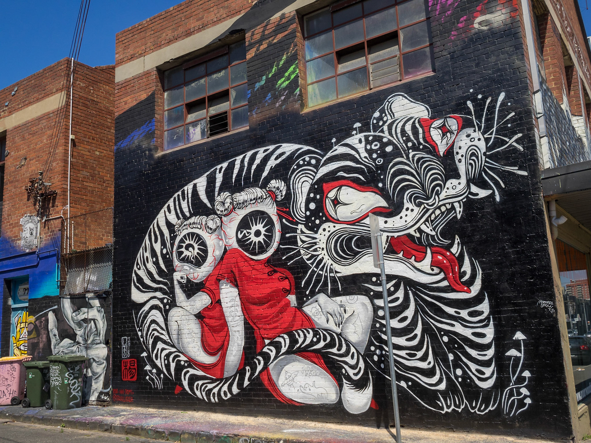 Graffiti in Fitzroy streets