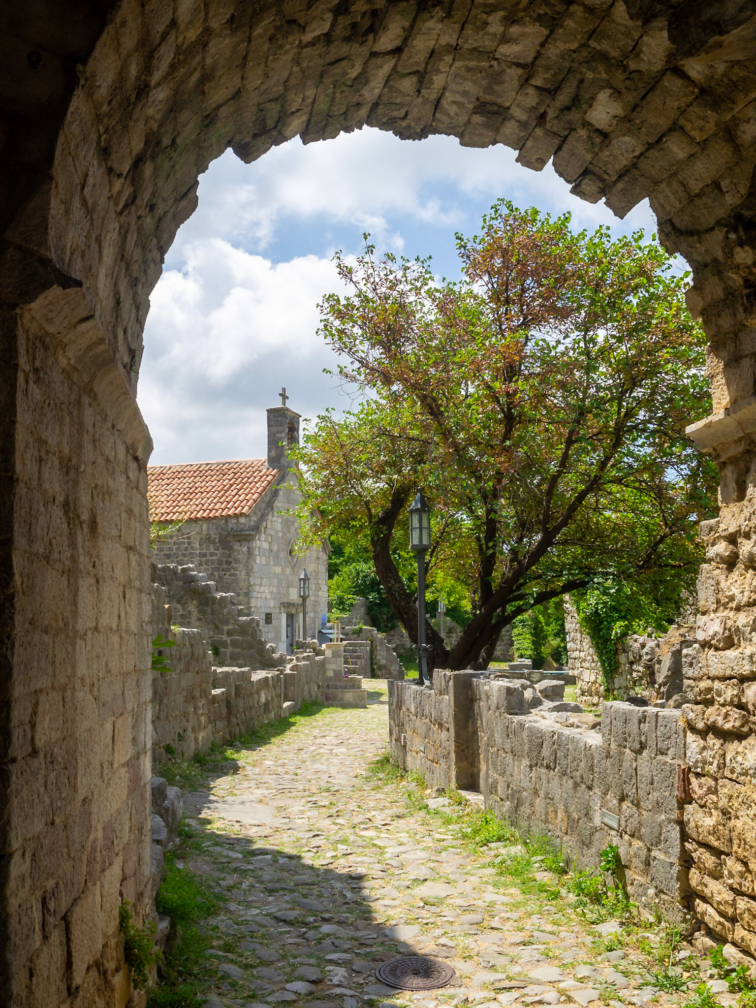 Stari Bar stone paved street