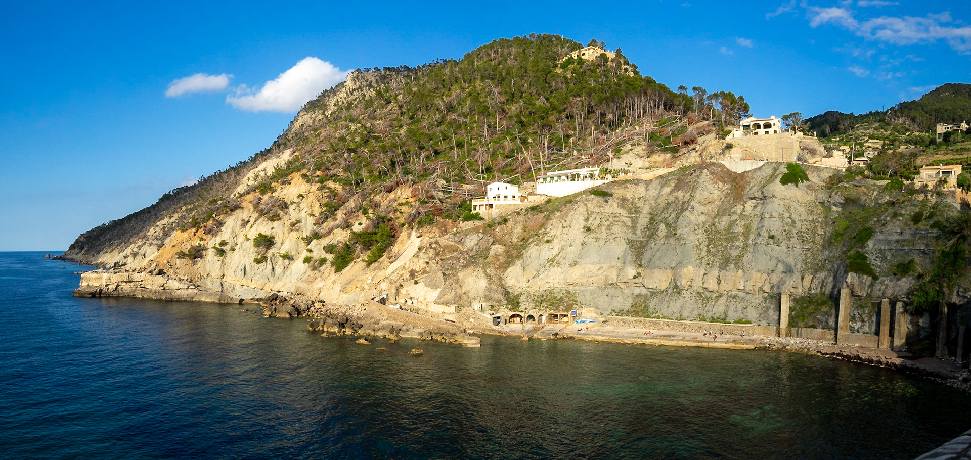 Cala Banyalbufar panorama, Maiorca