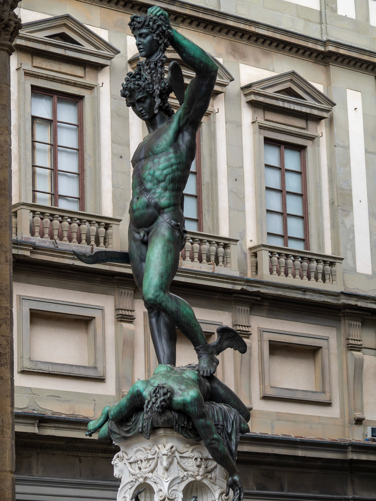 Perseus with the Head of Medusa by Benvenuto Cellini, Loggia dei Lanzi, Florence