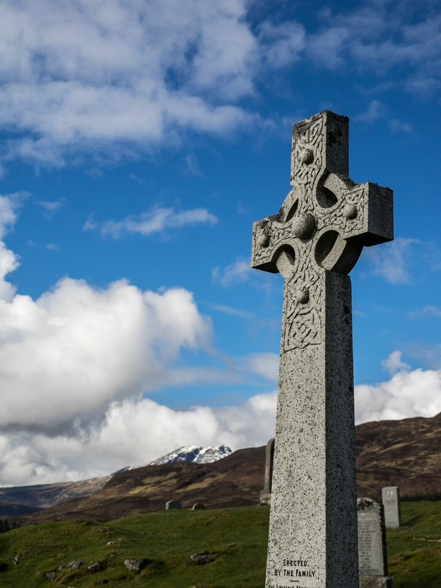 Cross headstone