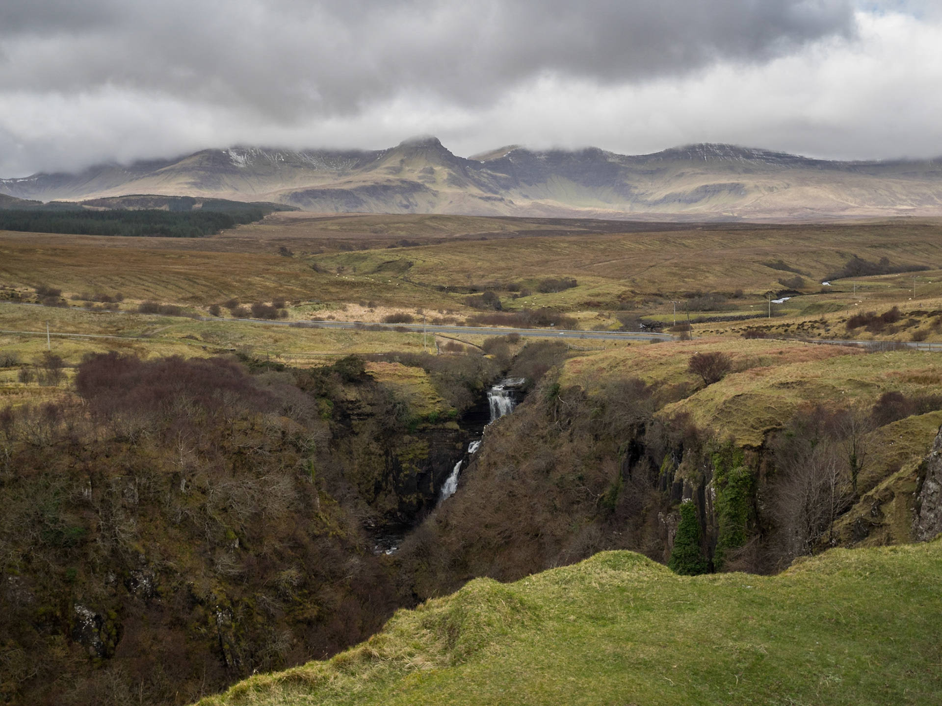 Skye landscape of the Totternish peninsula