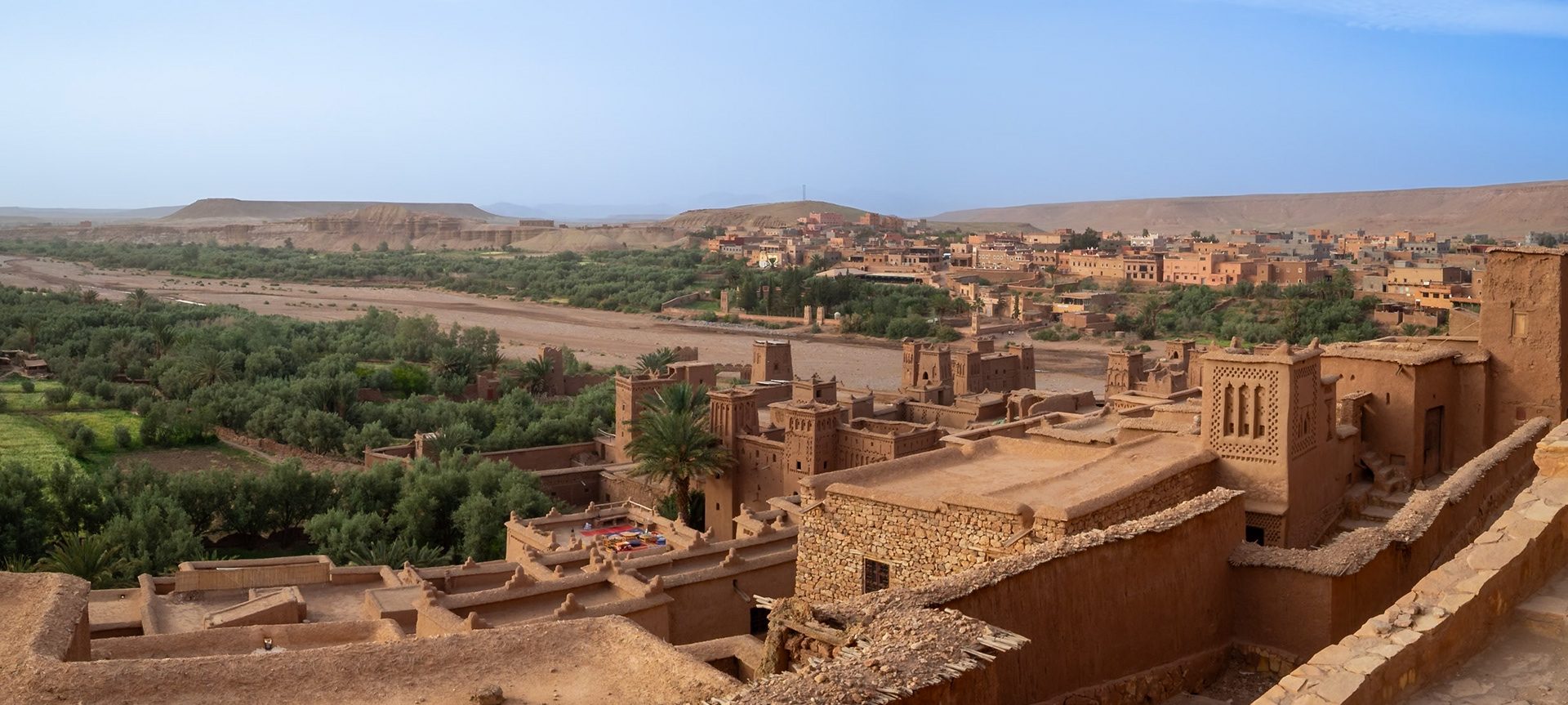 Ounila Valley below Ait-Ben-Haddou, Morocco