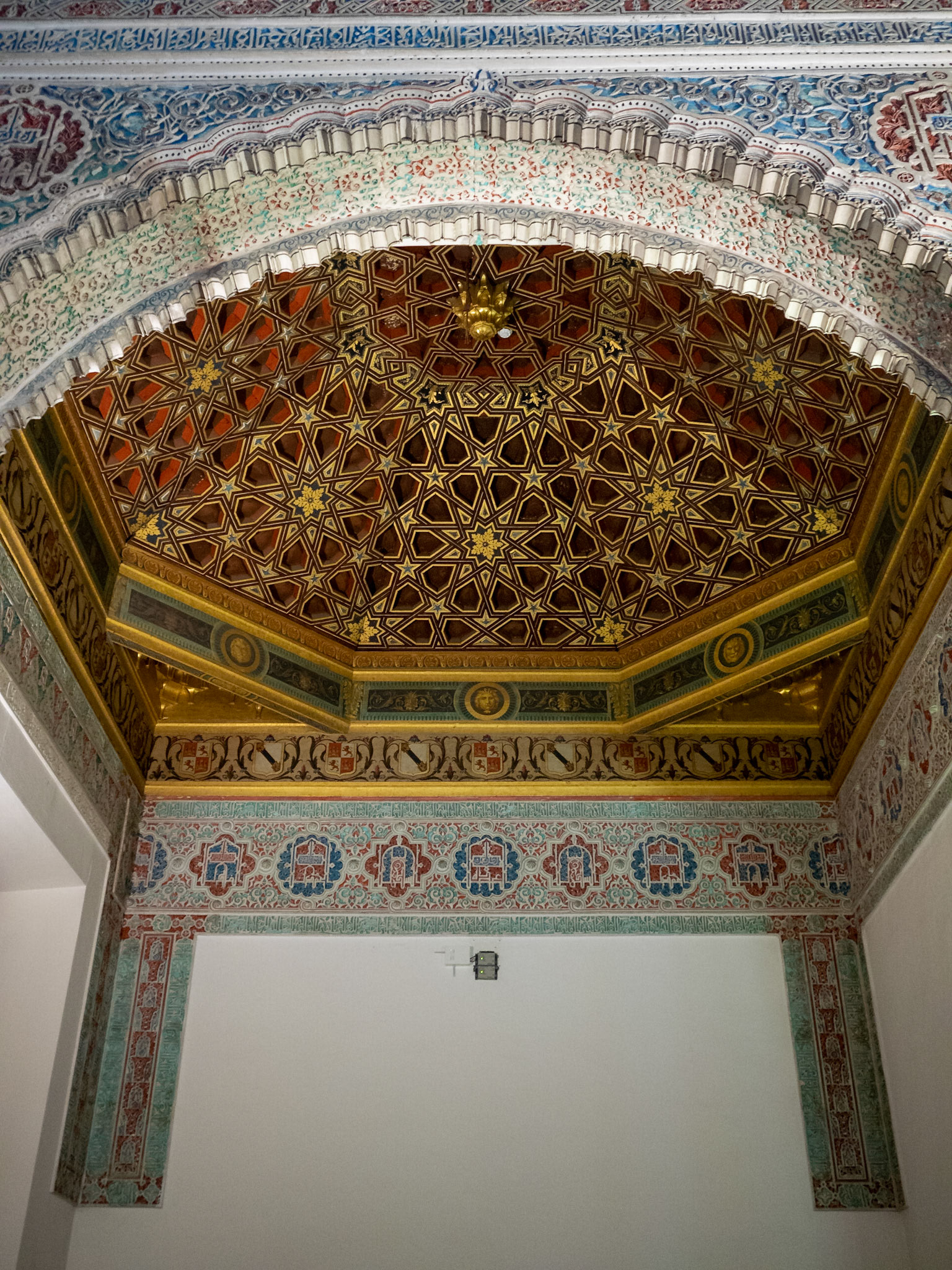 Prince's Room ceiling detail, Alcazar of Seville