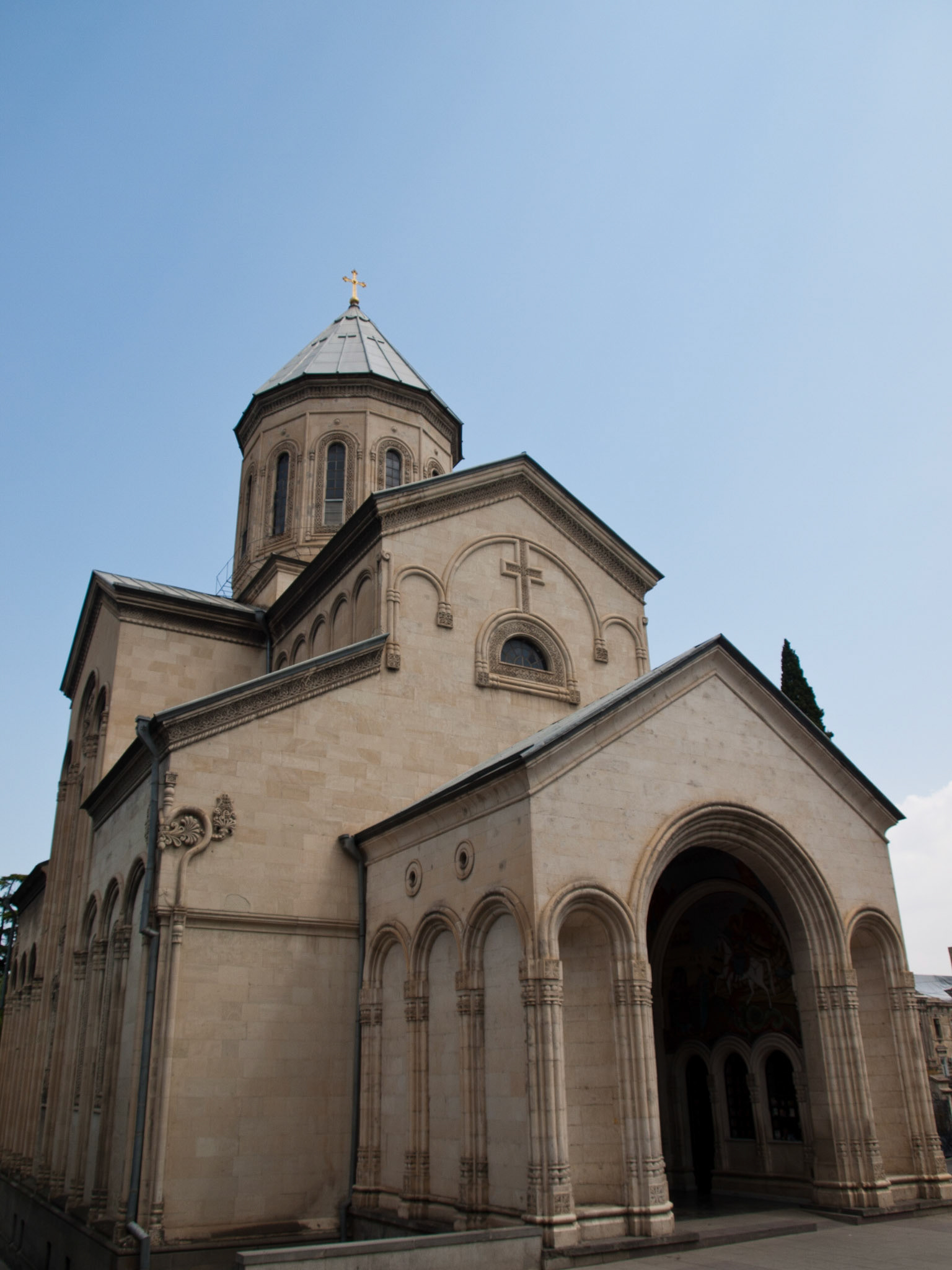 Qashveti Georgian Orthodox church in Rustaveli Avenue, Tbilisi