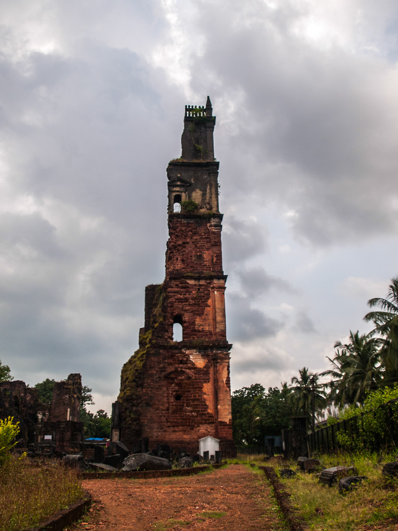 Ruins of St Augustine church in Velha Goa