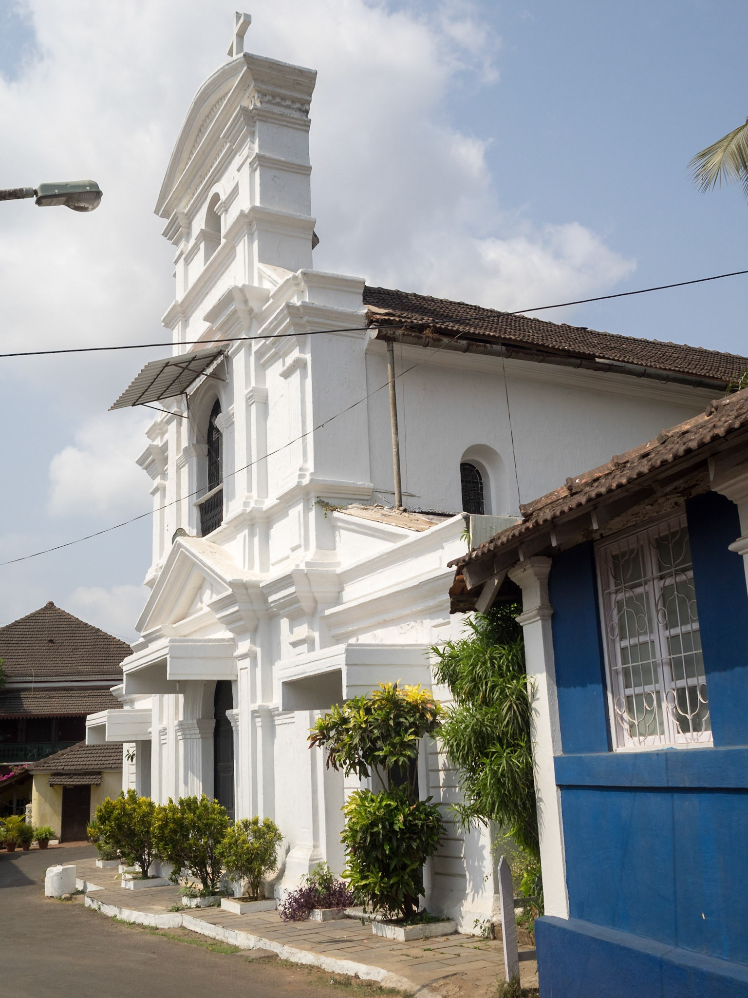 Panjim Fontainhas neighbourhood small church