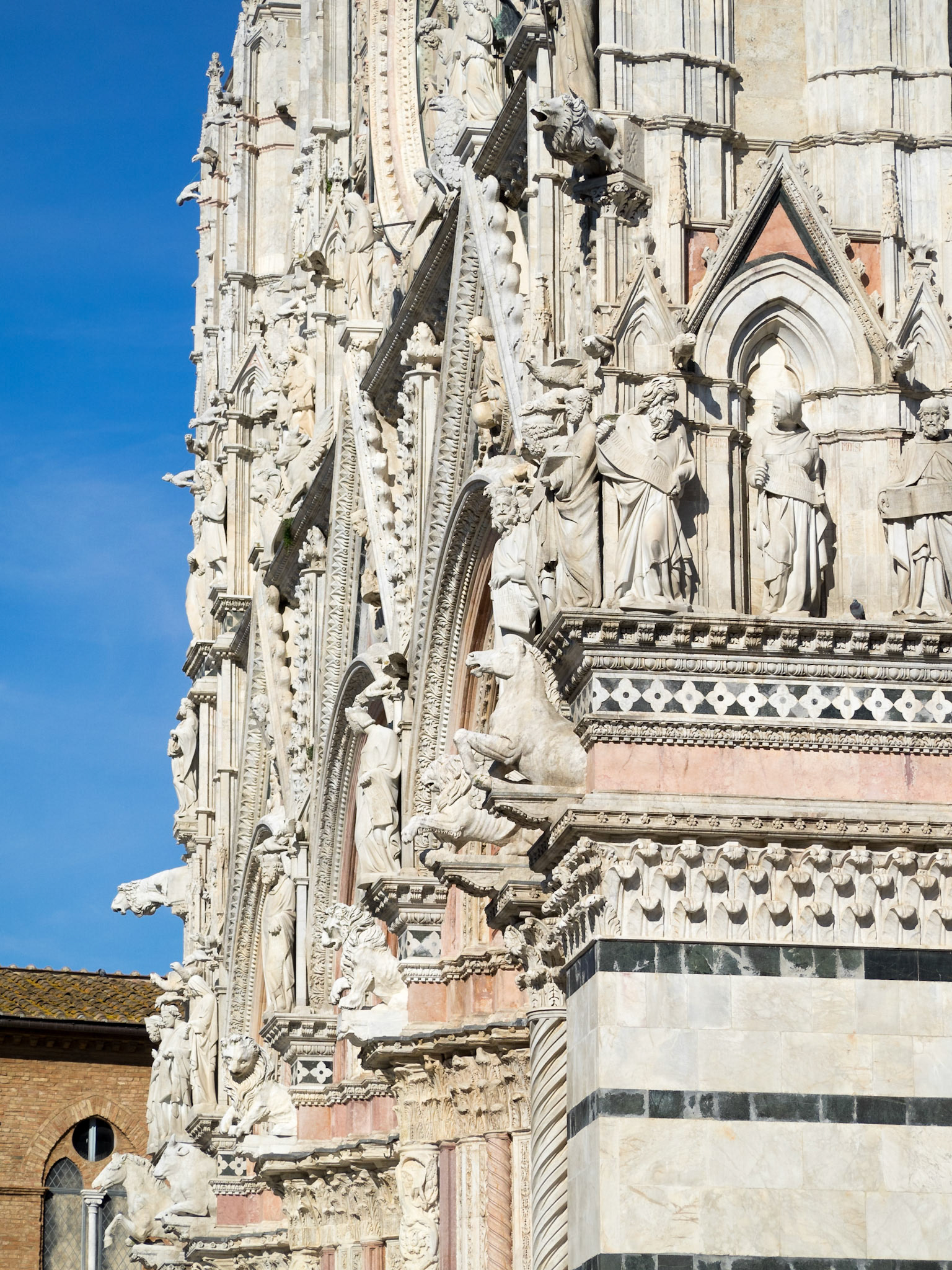 Siena Duomo facade details