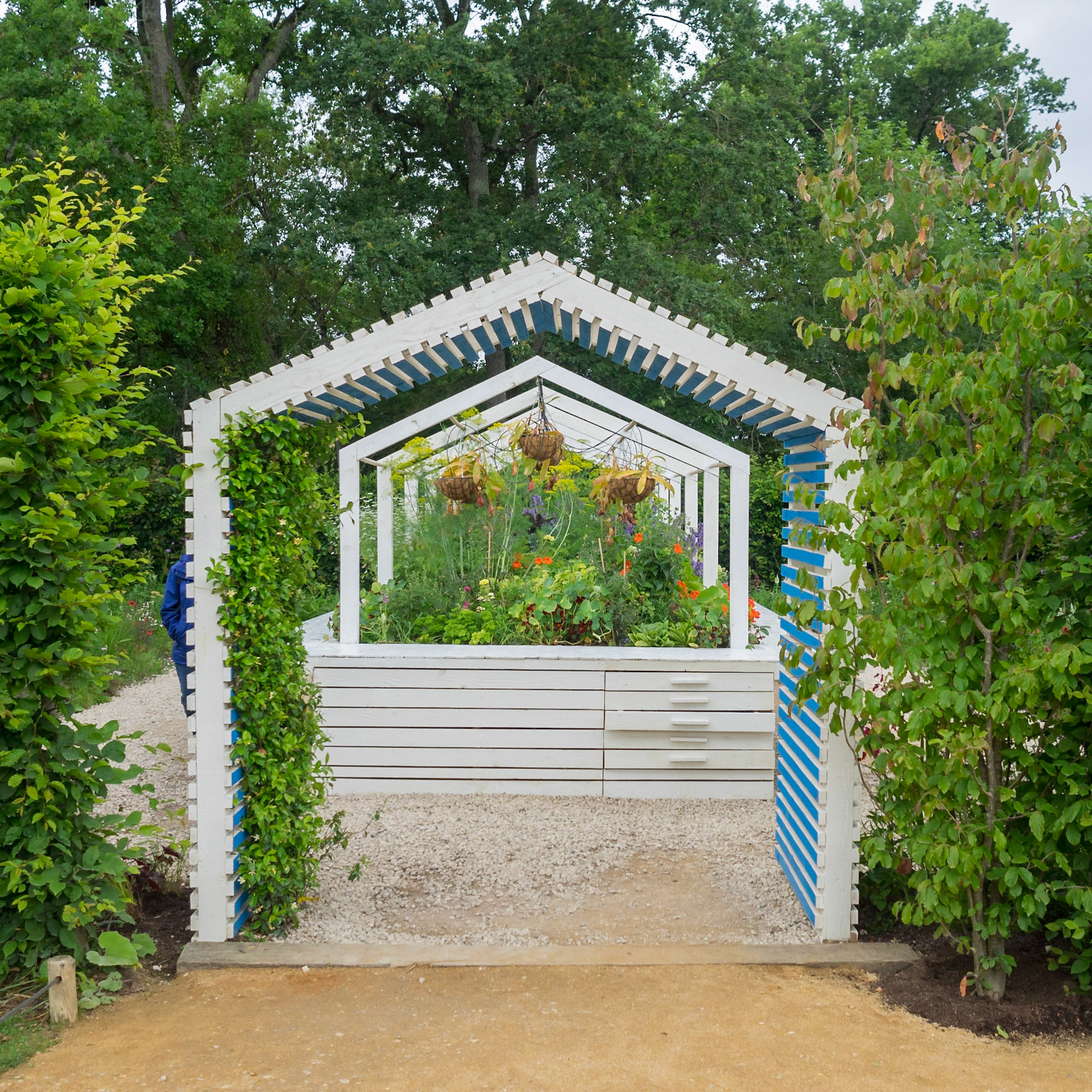 Garden installation the International Garden Festival 2015 at Domain of Chaumont-sur-Loire
