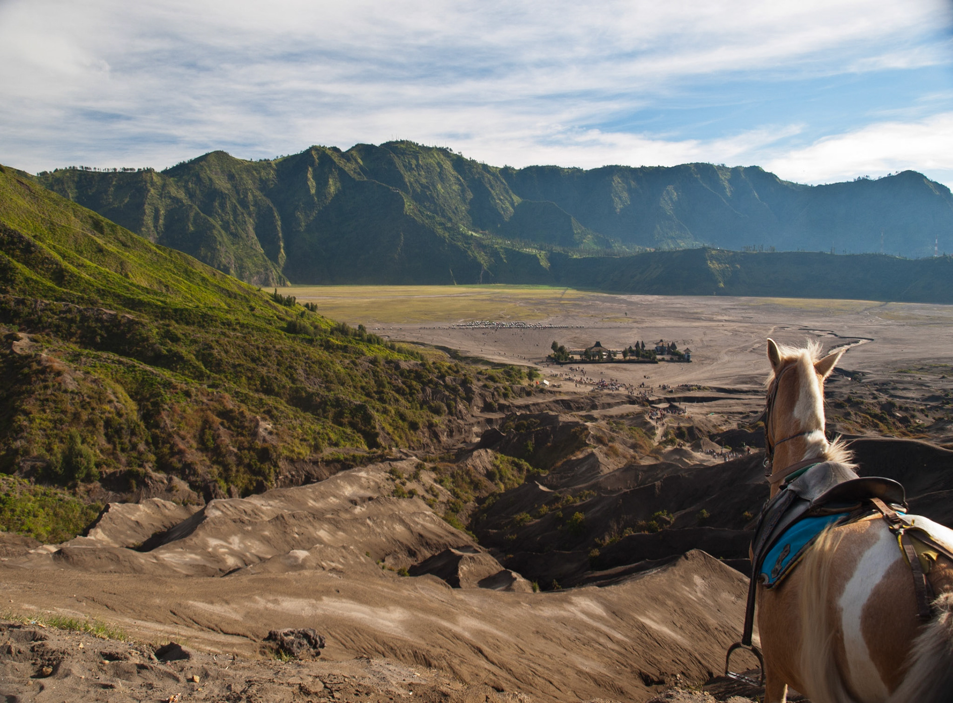 Horse in the Sea of Sand in the base of Bromo crater