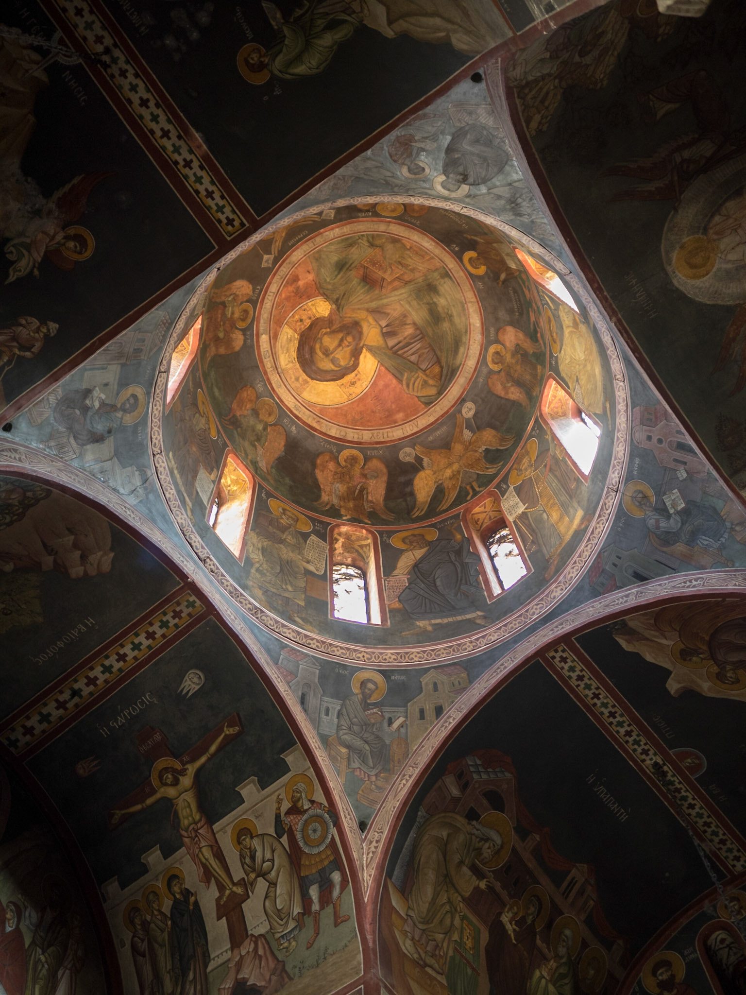 Kapnikarea church interior dome