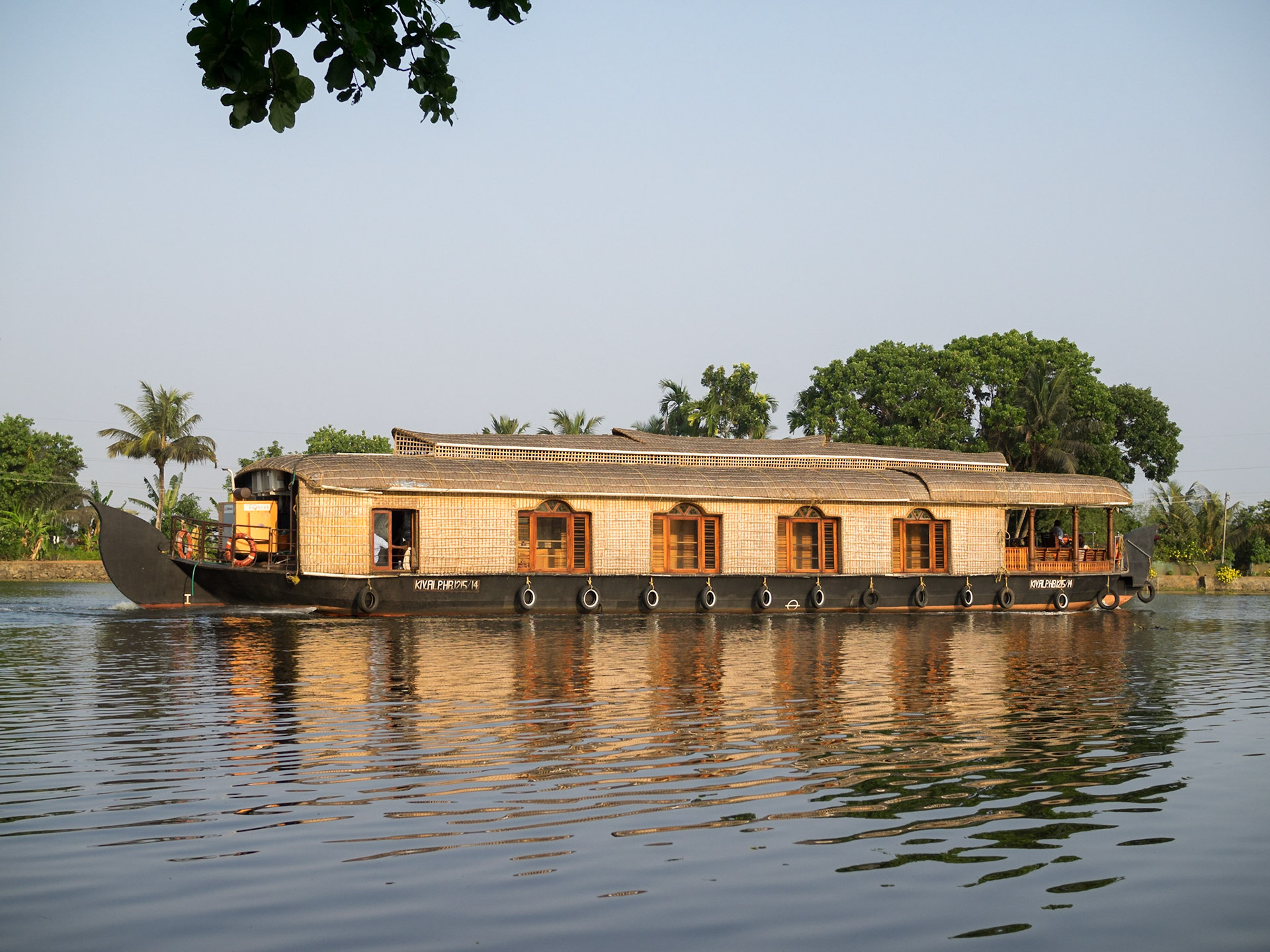 Houseboat in Kerala backwaters