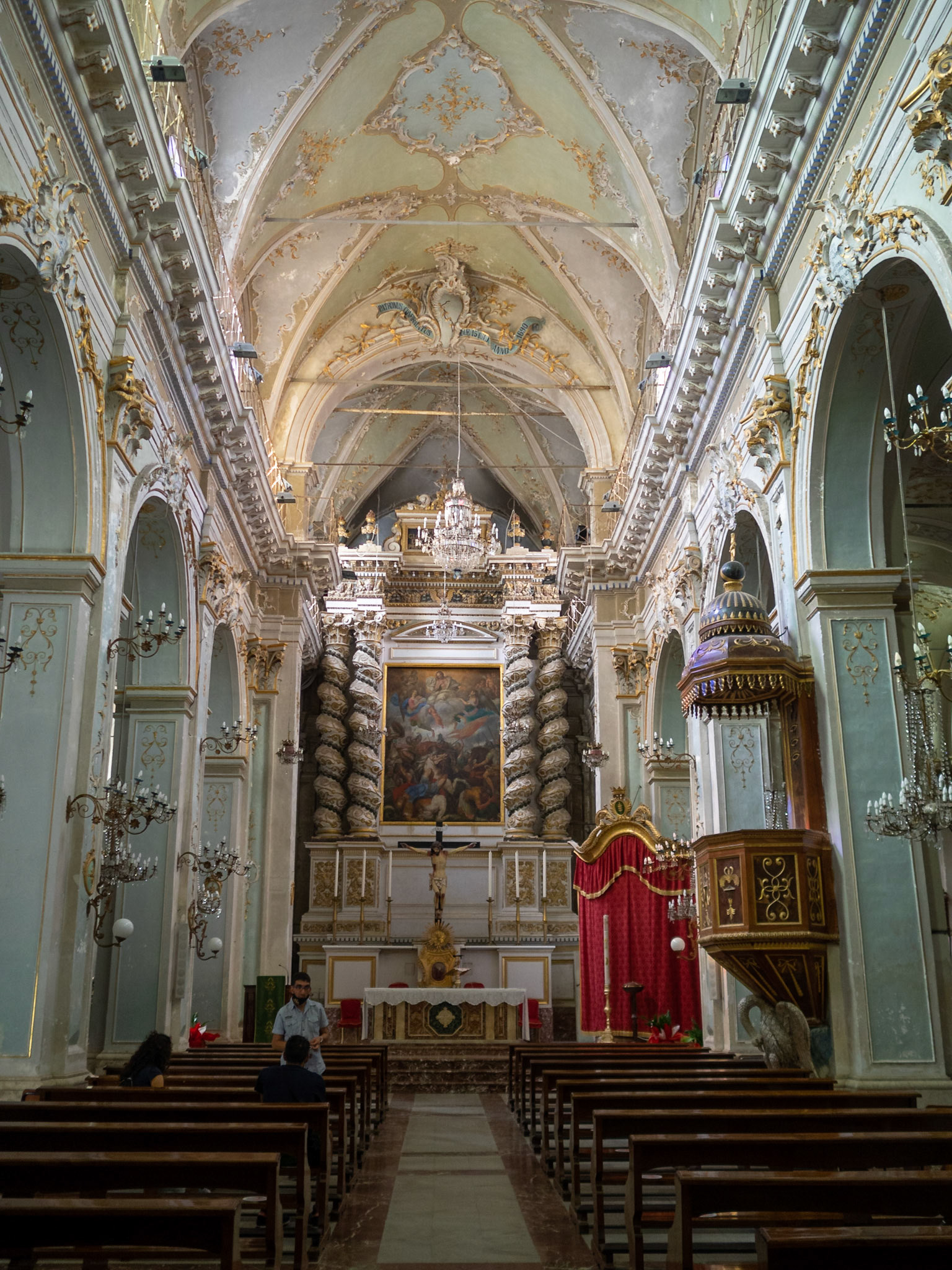 Interior of Basilica di San Paolo, Palazzolo Acreide
