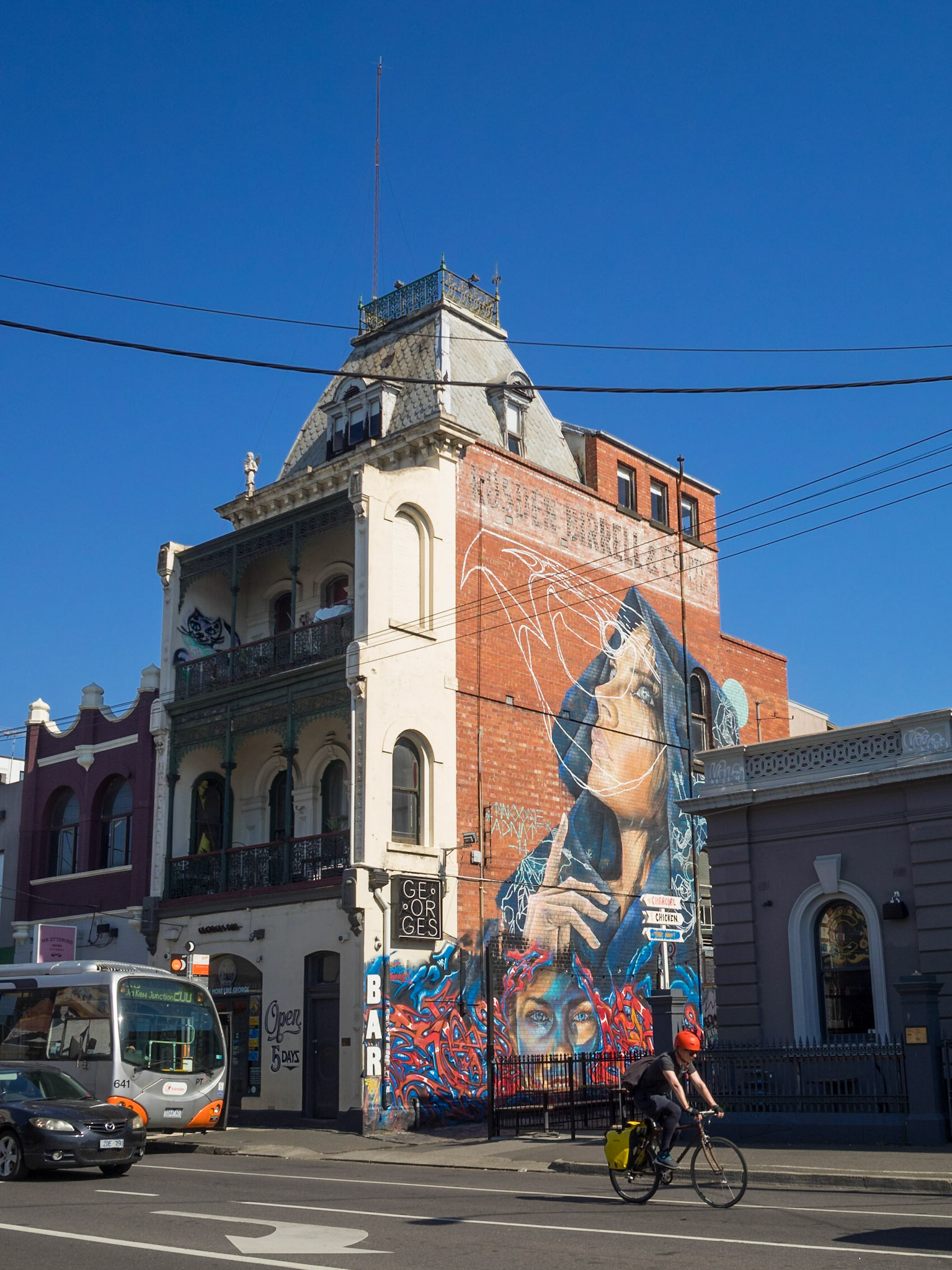 Graffiti in Fitzroy streets