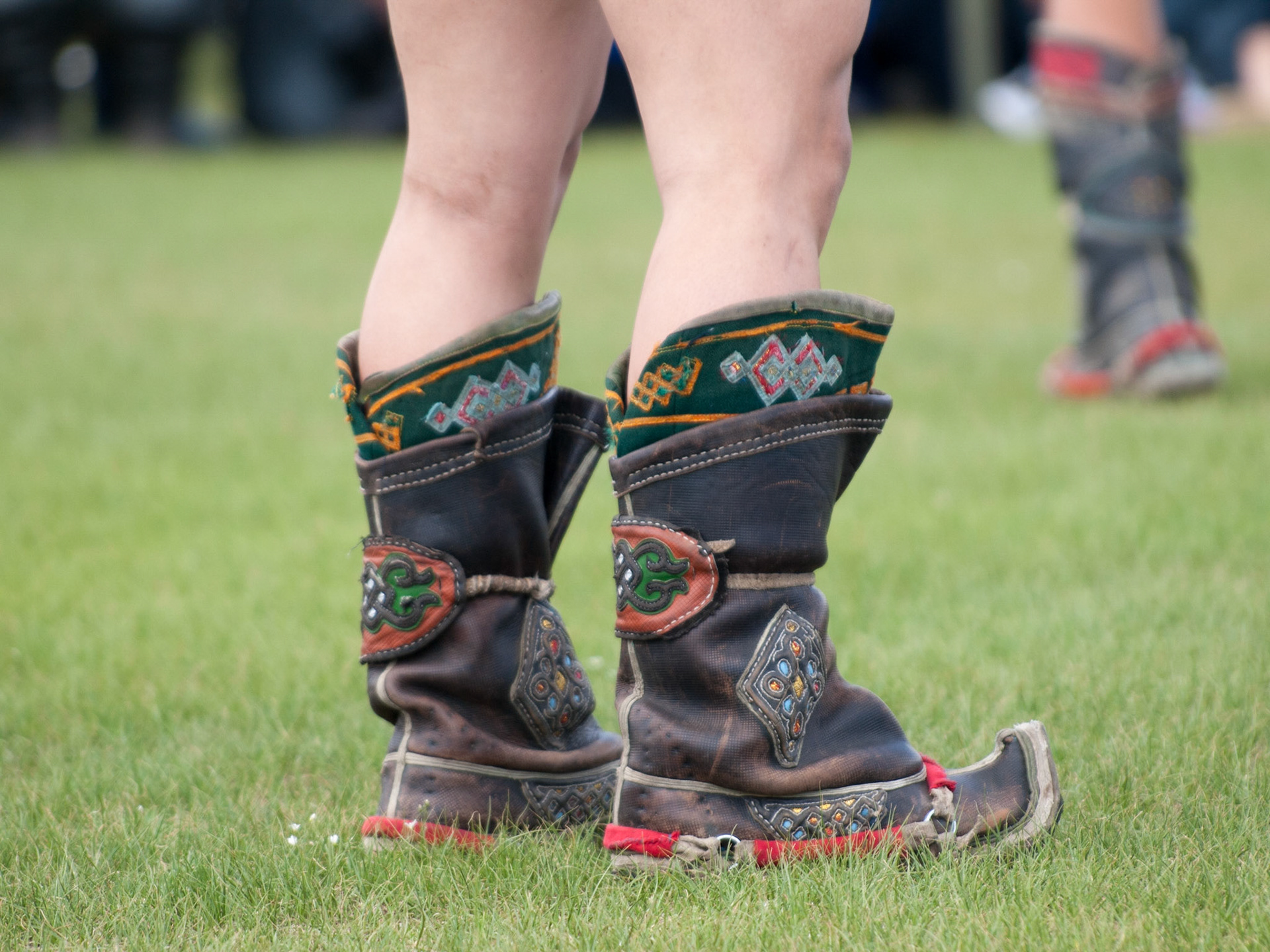 Traditional Mongolian boots