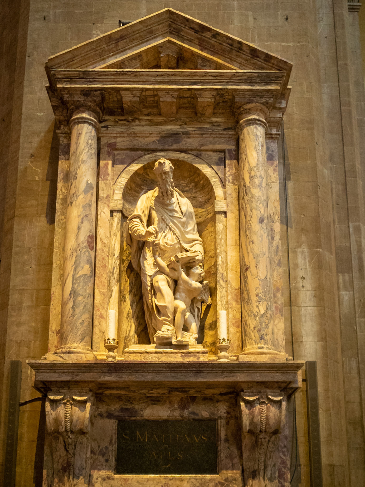 St Matthew statue in Florence Duomo