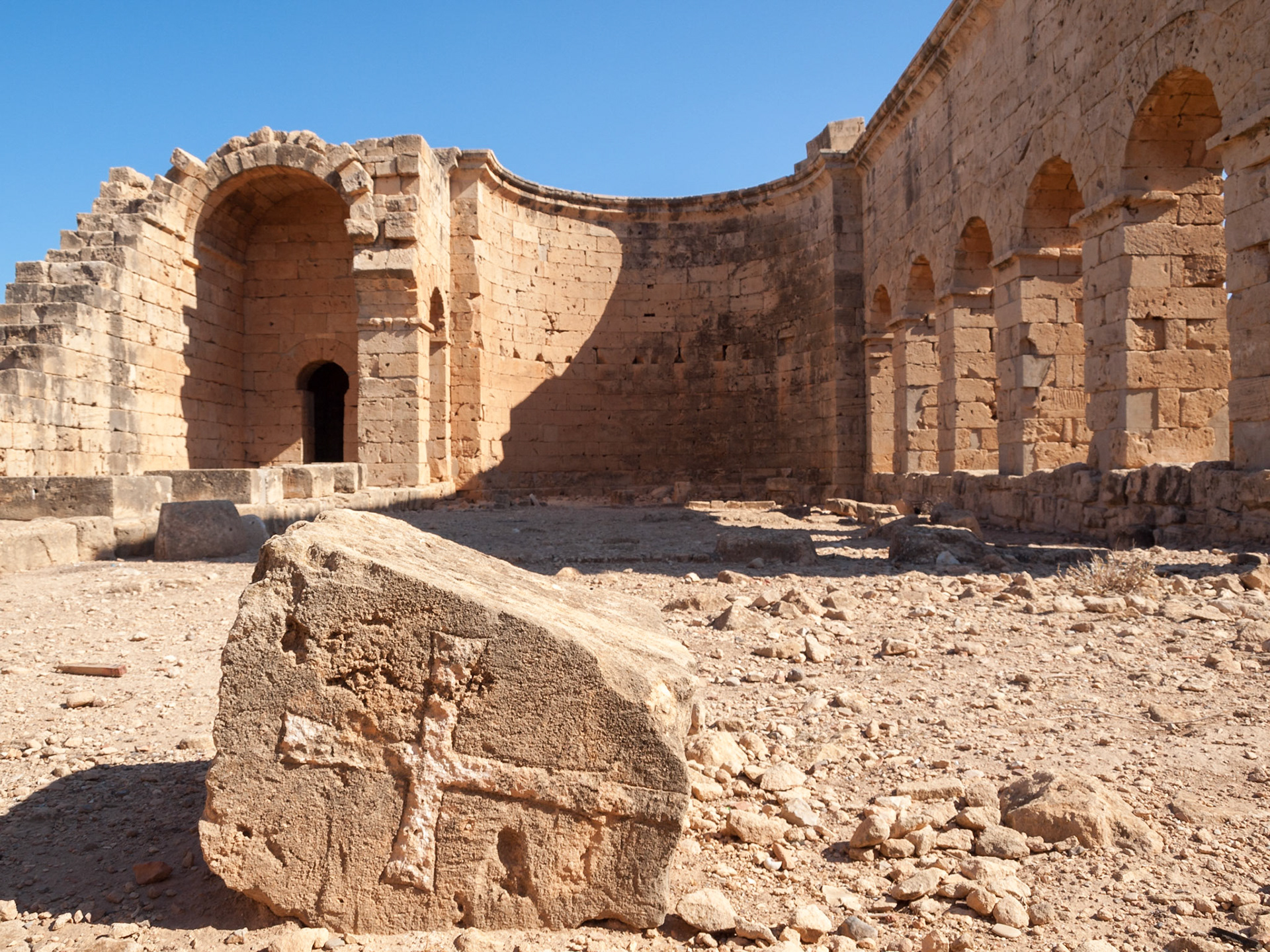 Byzantine church in Tolmeita