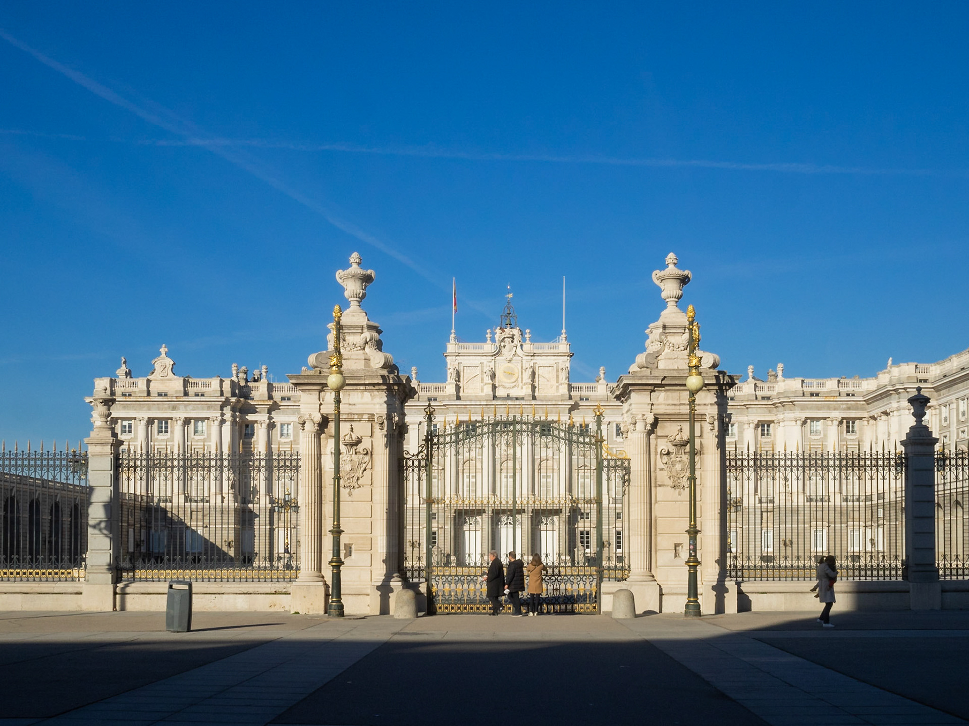 Madrid Royal Palace seen from the Plaza de la Armeria