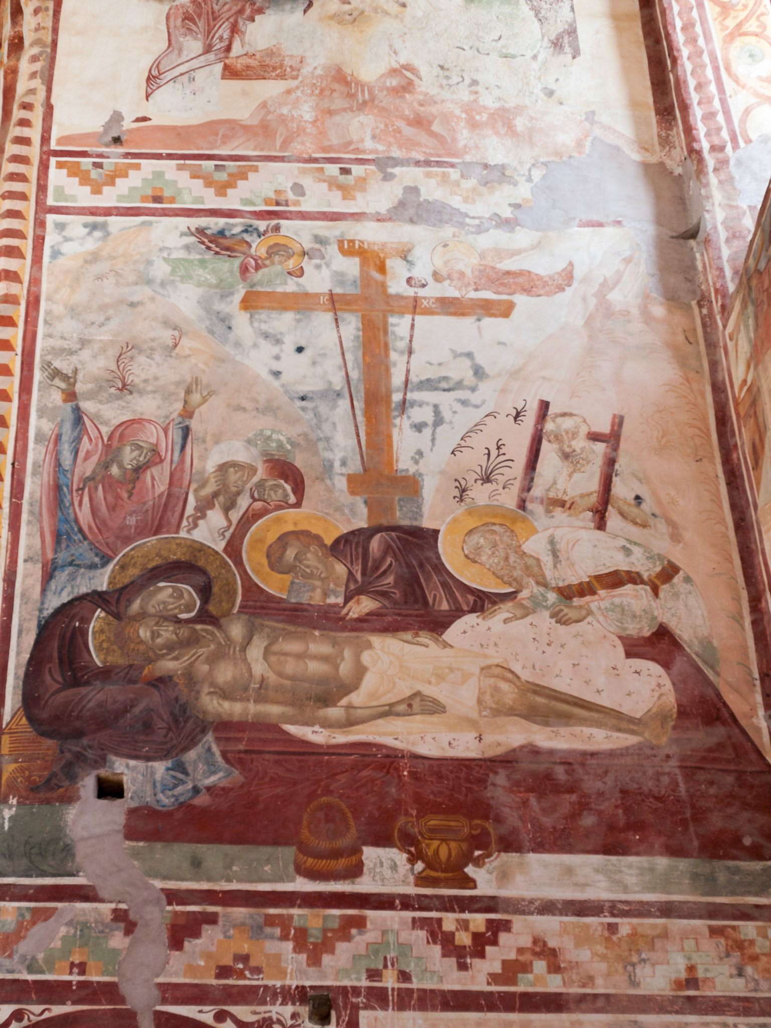 Fresco inside Cathedral of the Virgin in Gelati monastery