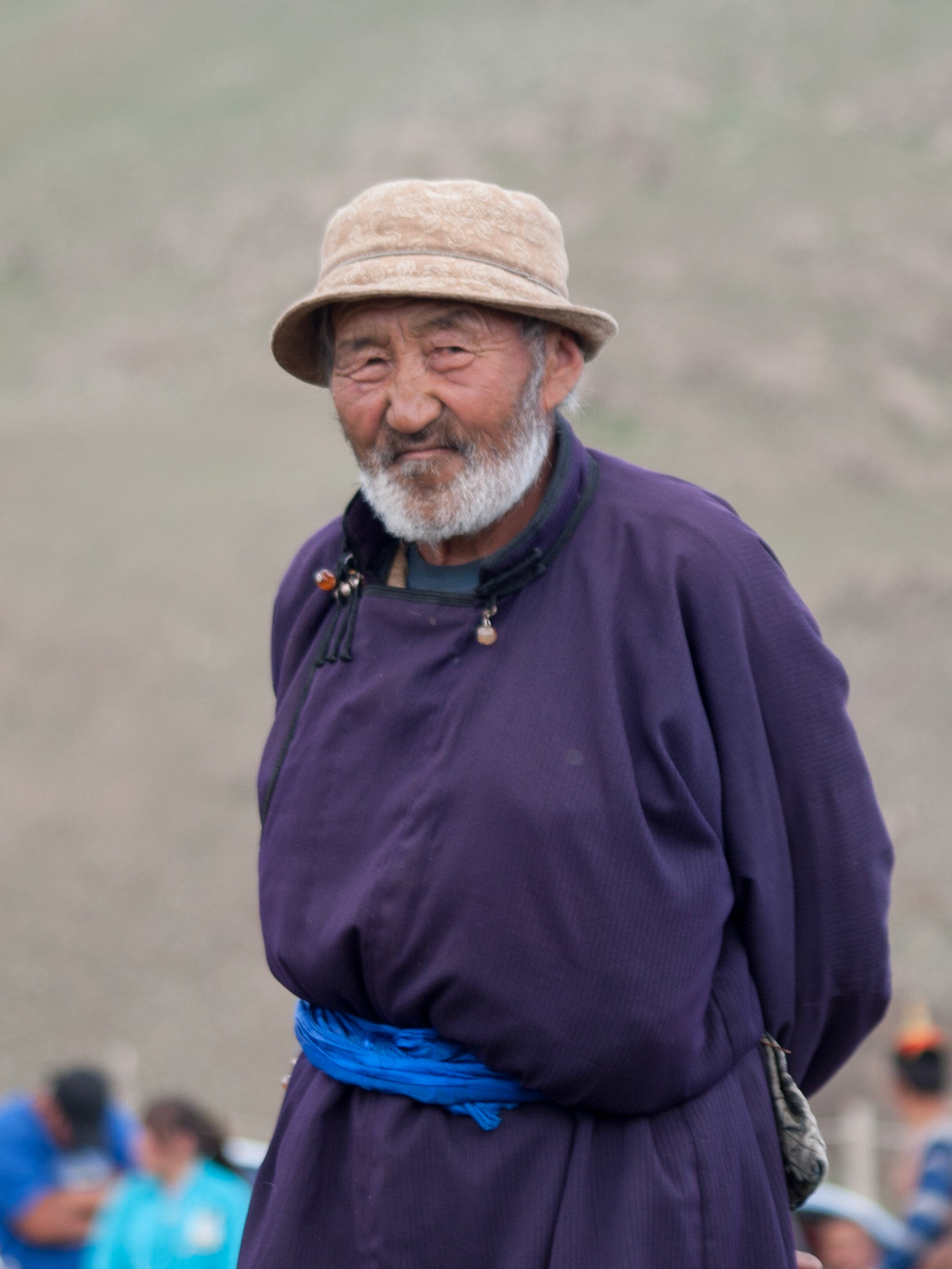 Old Mongolian man