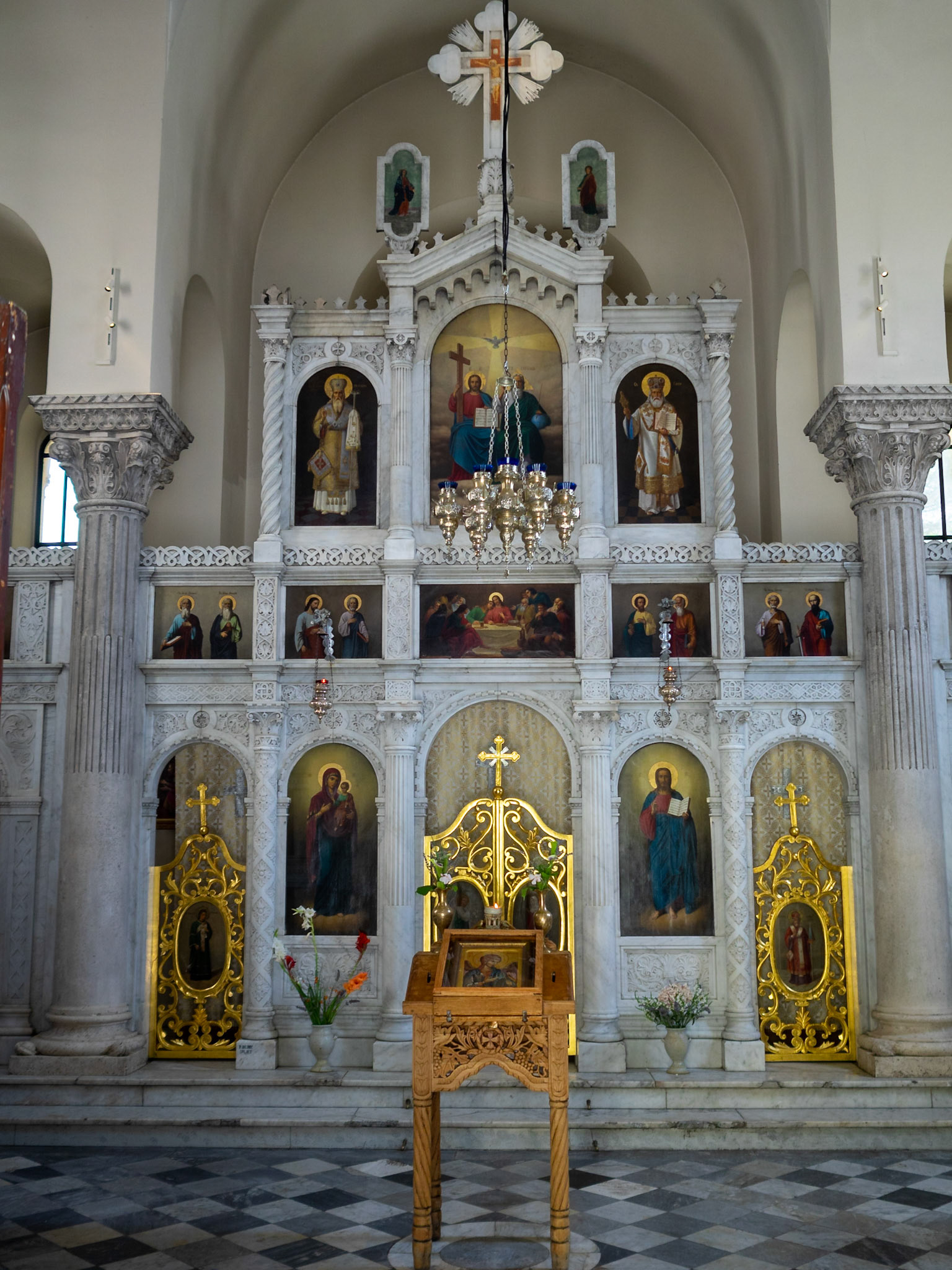 Church of St Michael the Archangel interior, Herceg-Novi